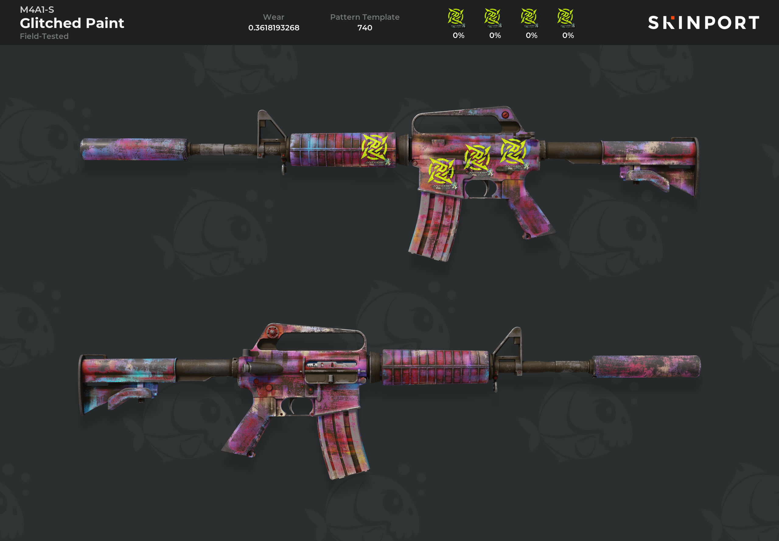 Купить M4A1-S | Glitched Paint (Field-Tested) - цена 14.74 $ USD ...