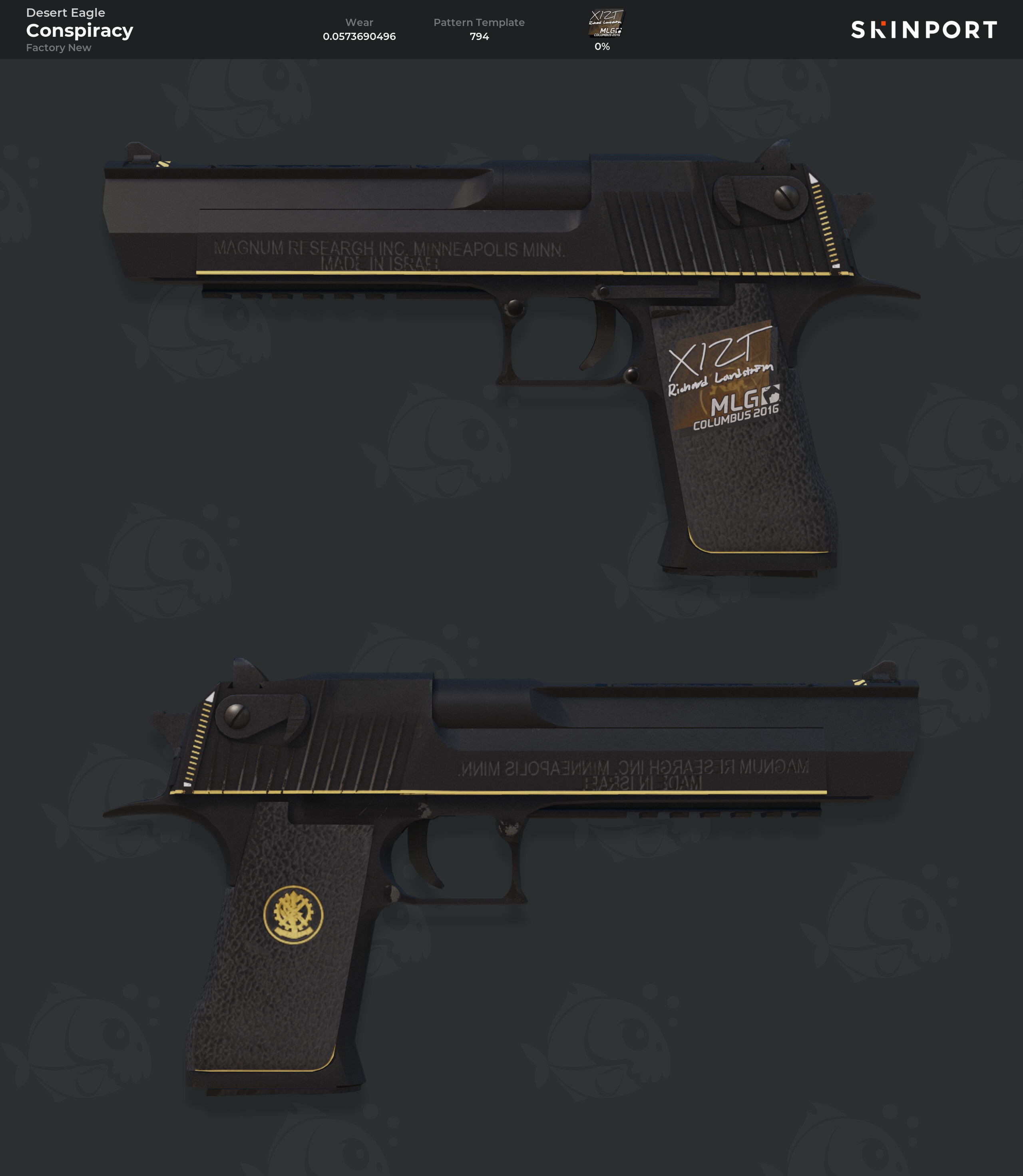 Купить Desert Eagle | Conspiracy (Factory New) - цена 780.15 ₽ RUB ...