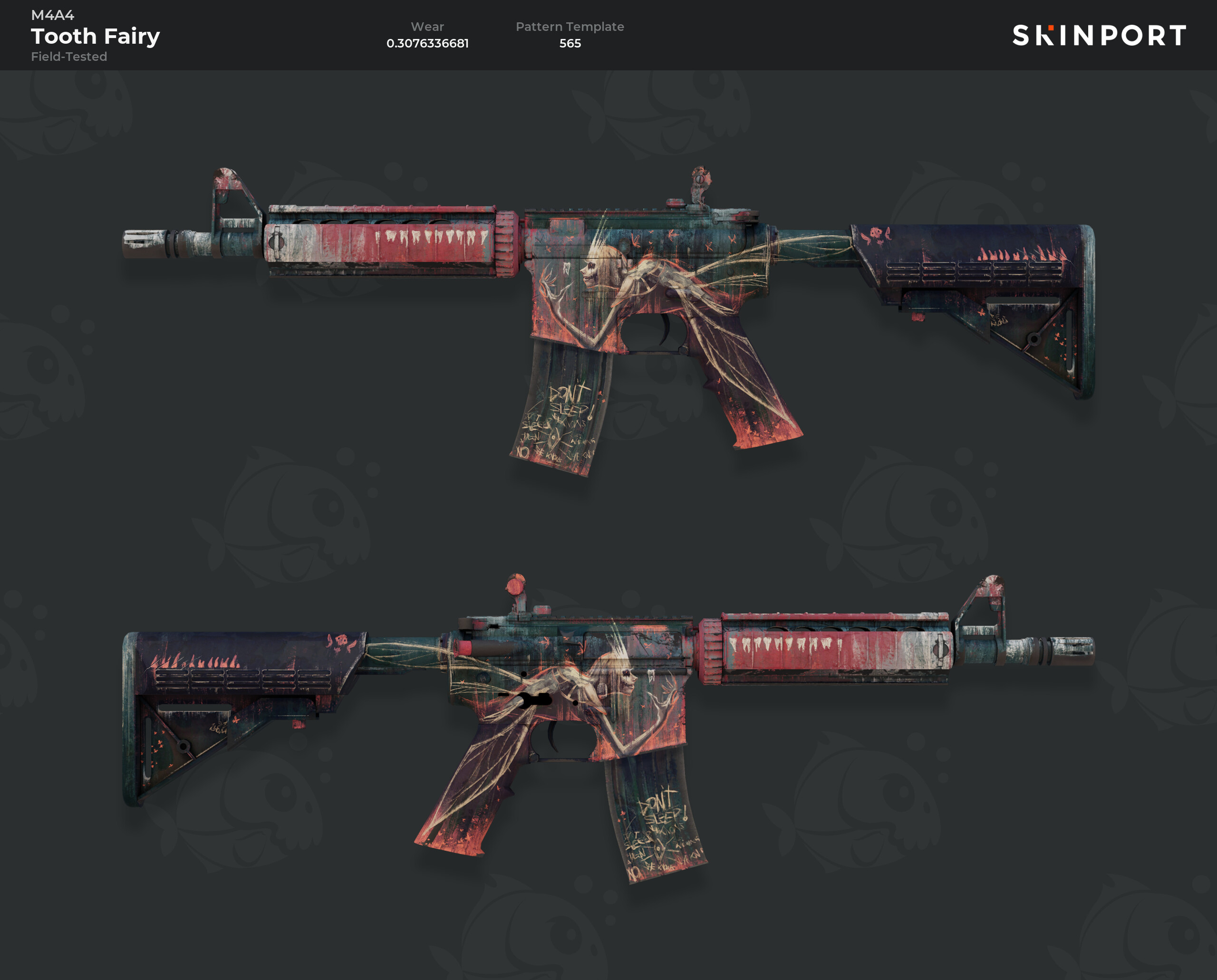 Купить M4A4 | Tooth Fairy (Field-Tested) - цена 233.62 ₽ RUB | Купить ...