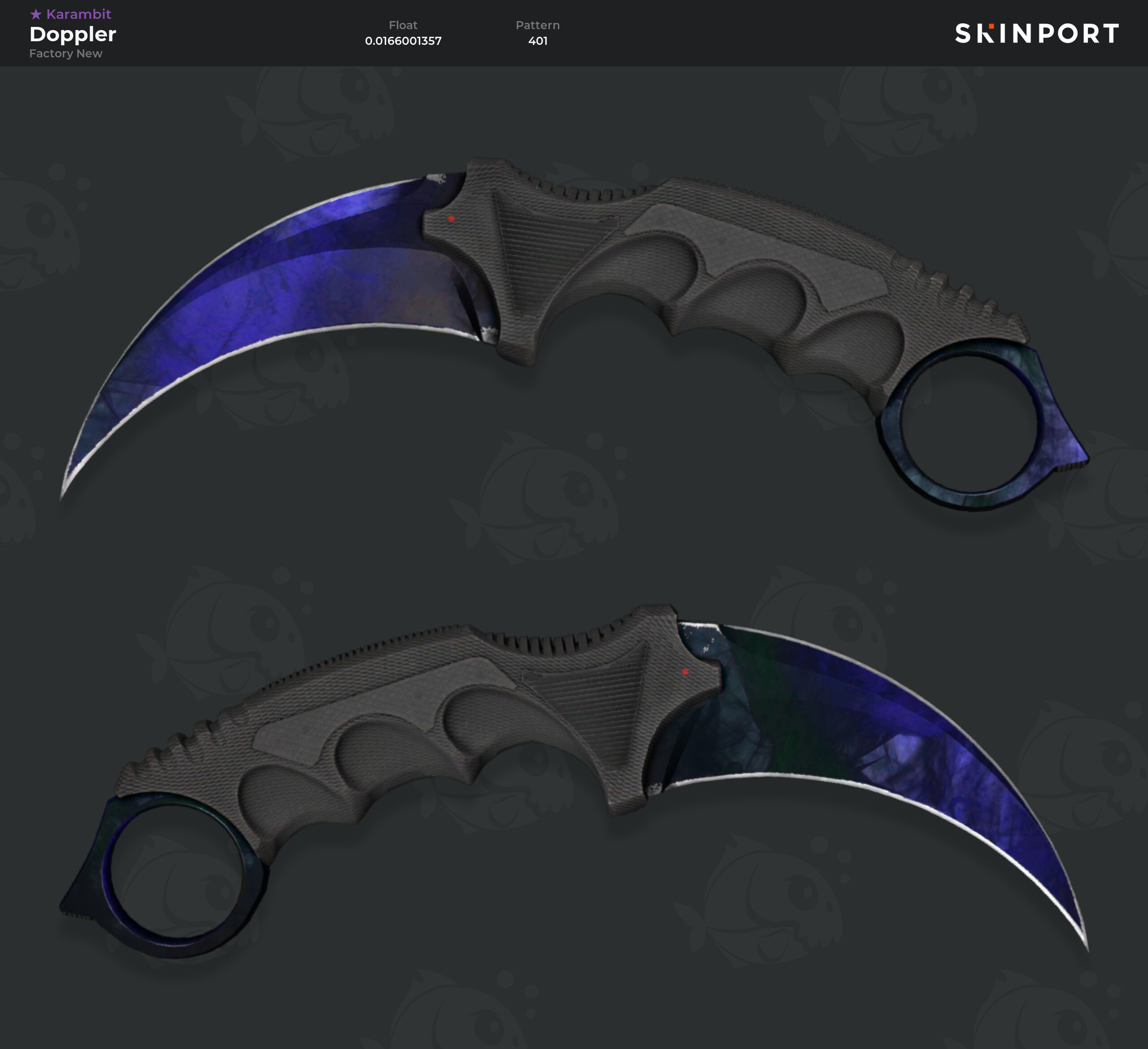 [H] Karambit Doppler P3 0.01 REALLY nice blue + adds [W] Karambit Doppler P4 r/Csgotrading