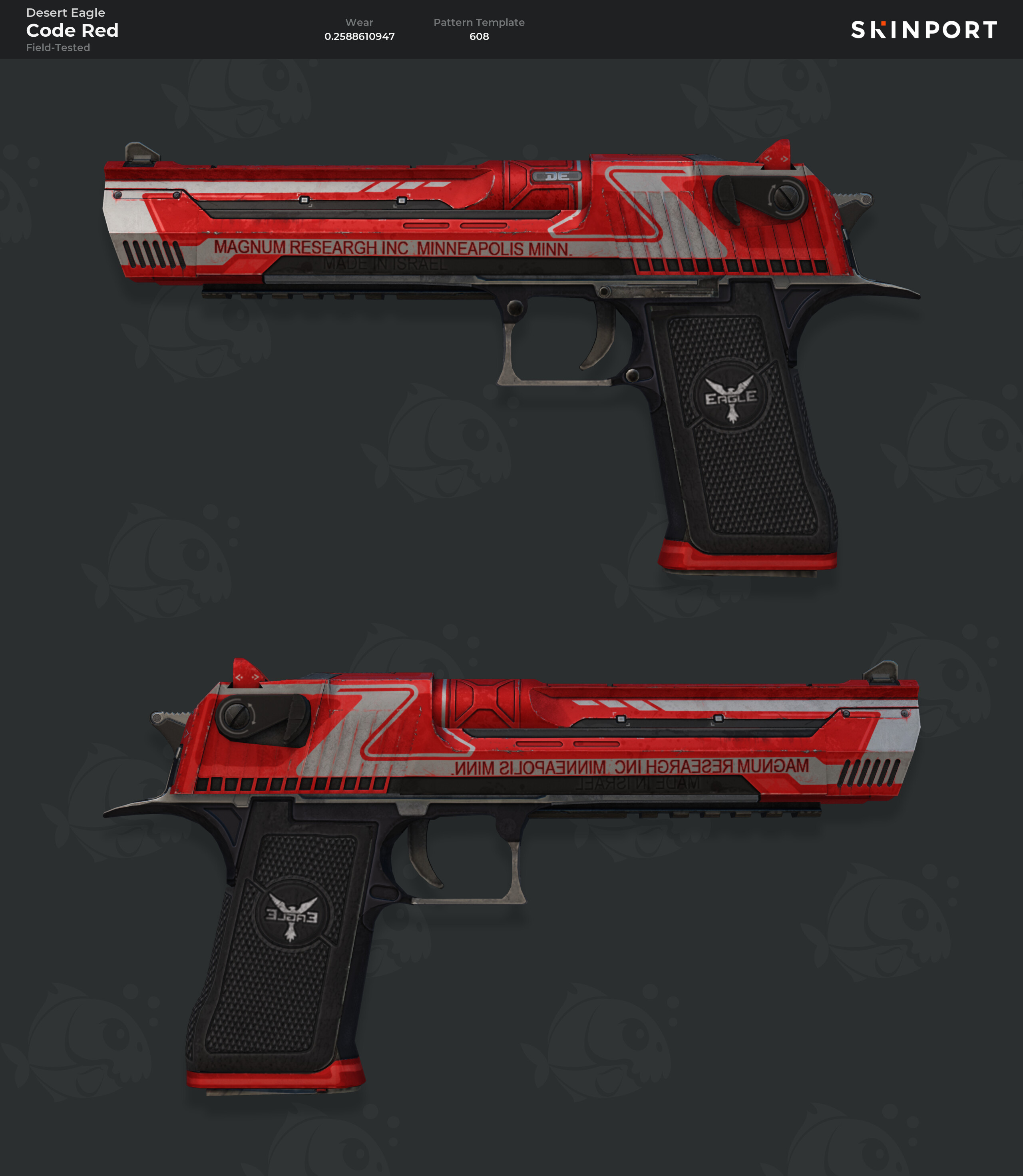 Купить Desert Eagle | Code Red (Field-Tested) - цена 25.2 $ USD ...