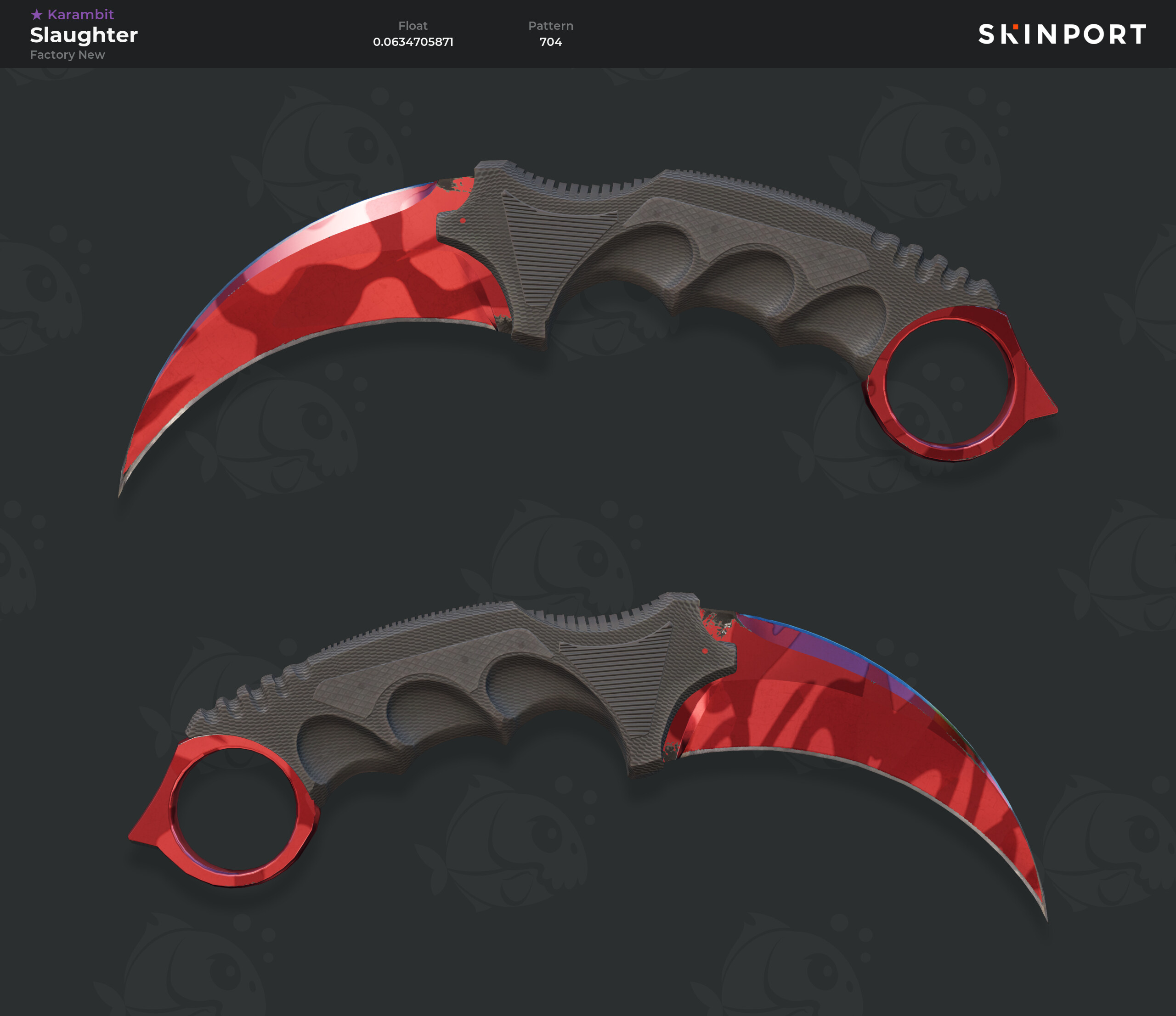 Karambit | Slaughter (Factory New) - Counter-Strike 2 - Skinport