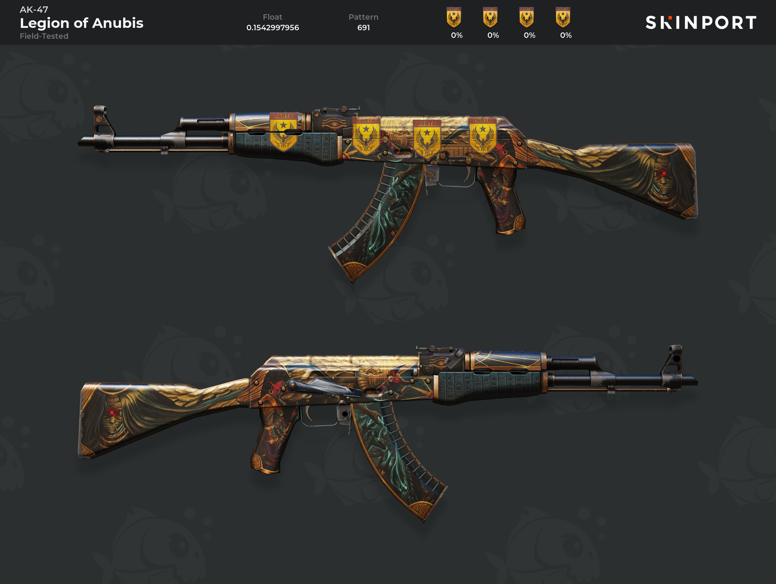 Ak Legion Of Anubis Field Tested Counter Strike Skinport