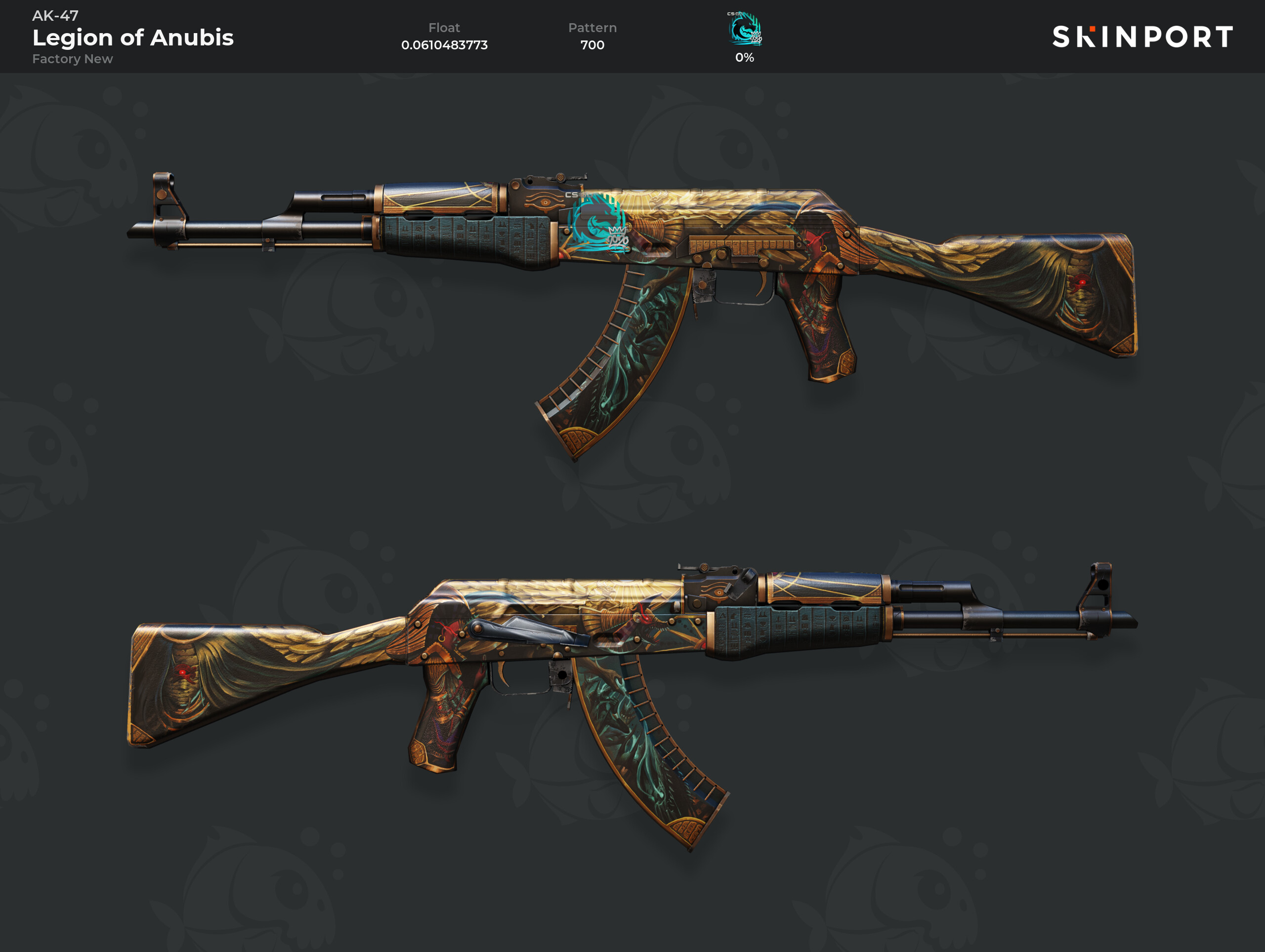 AK-47 | Legion of Anubis (Factory New) - CS:GO - Skinport