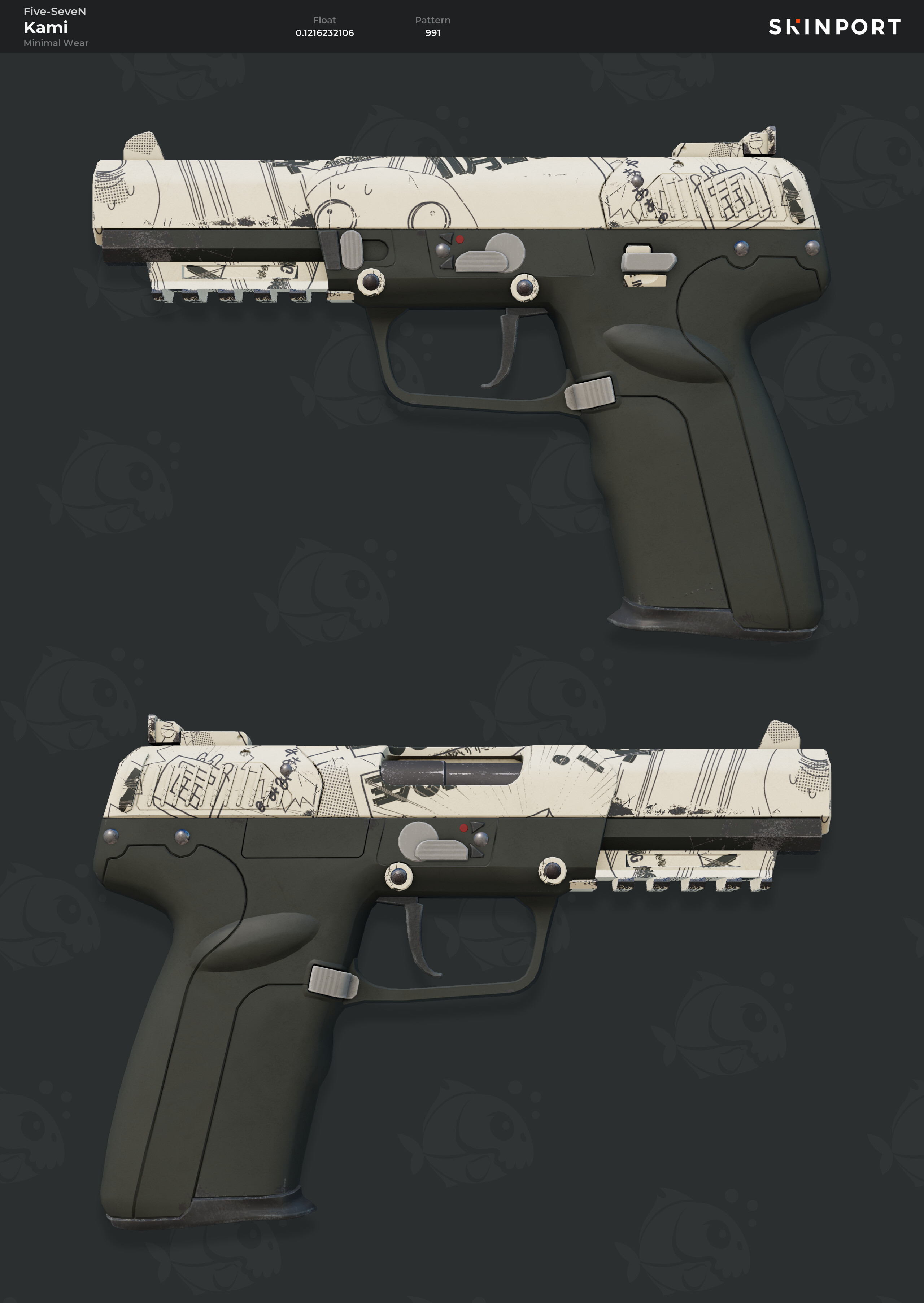 Five-SeveN | Kami (Minimal Wear) - Counter-Strike 2 - Skinport