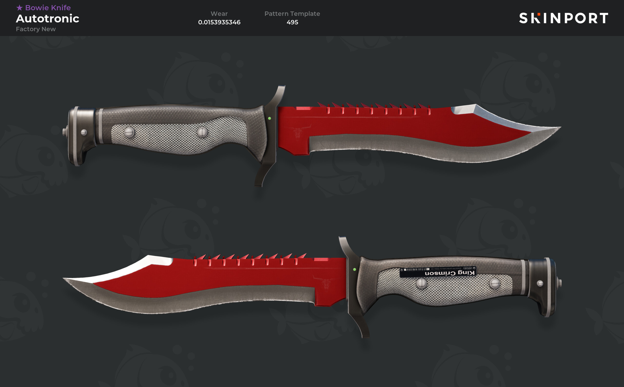 Bowie Knife | Autotronic (Factory New) - Counter-Strike 2 - Skinport