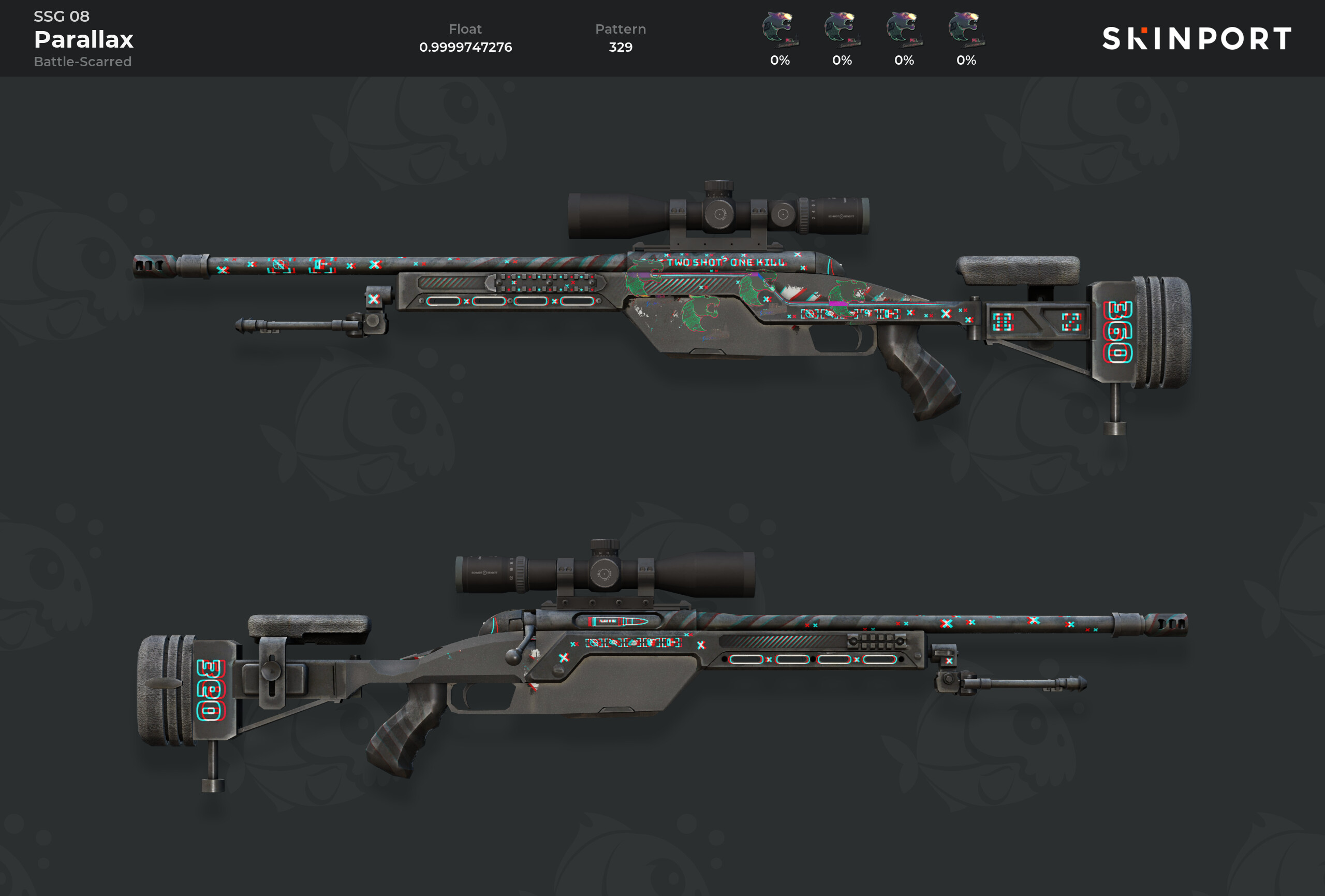 SSG 08 | Parallax (Battle-Scarred) - Counter-Strike 2 - Skinport