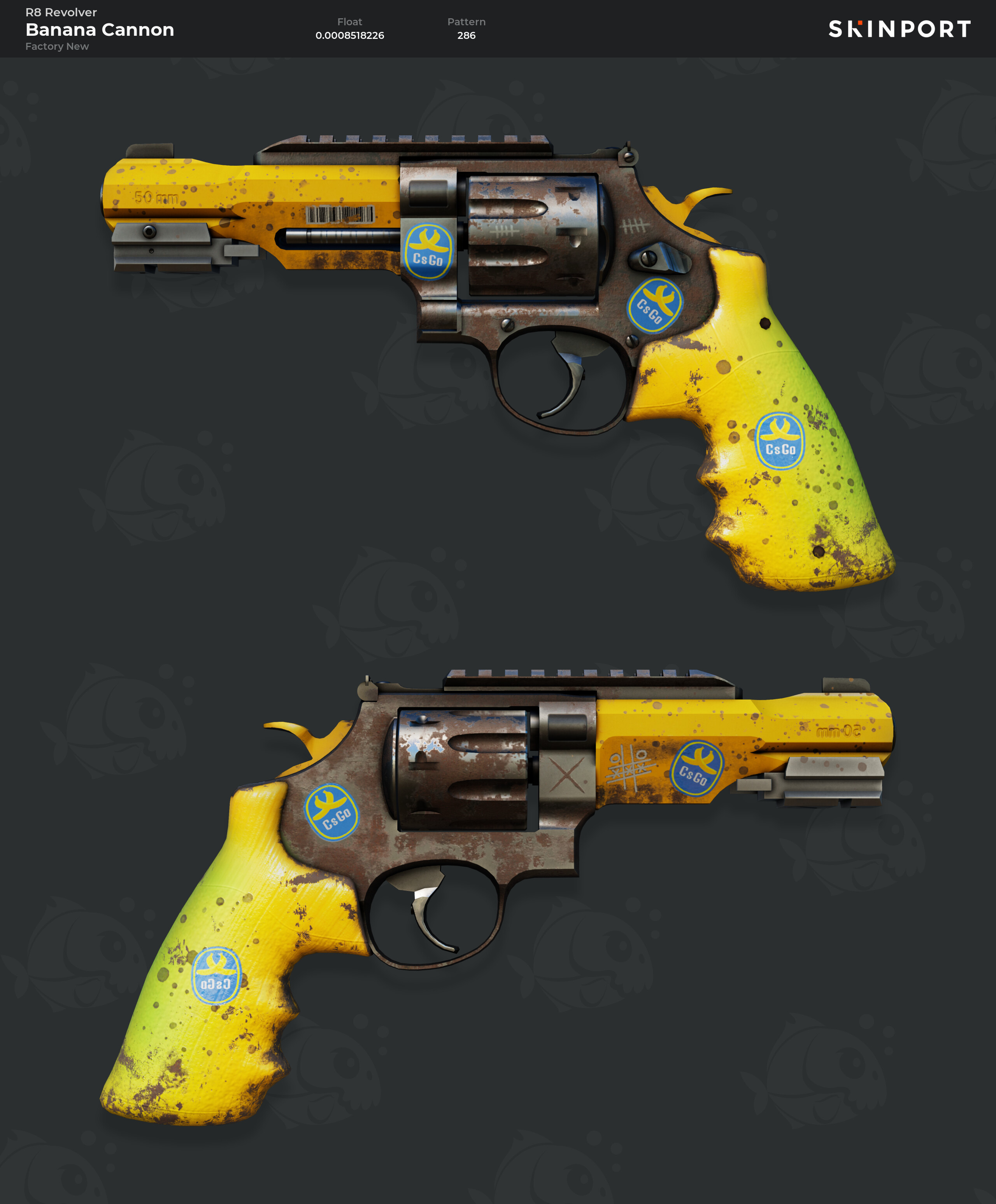 R8 Revolver Banana Cannon (Factory New) CSGO Skinport