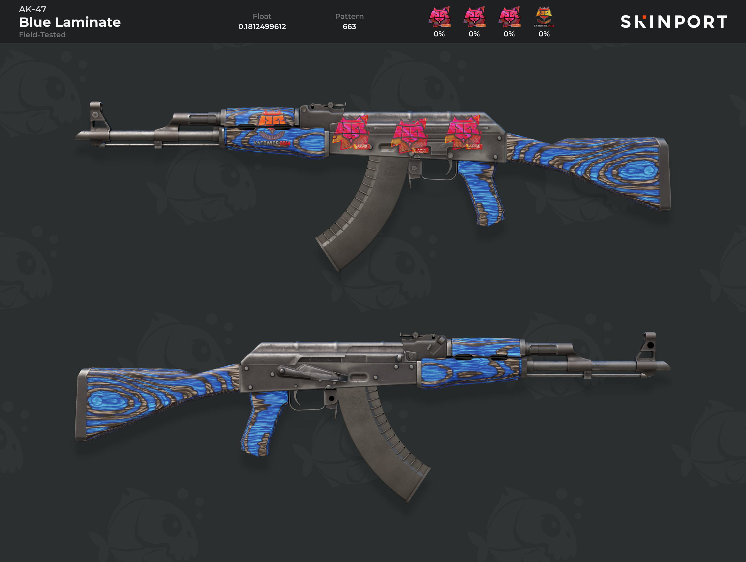 Ak 47 factory new. АК 47 Blue Laminate. Синий ламинат АК 47. Синий АК 47 КС го. AK-47 | Blue Laminate коллекция.