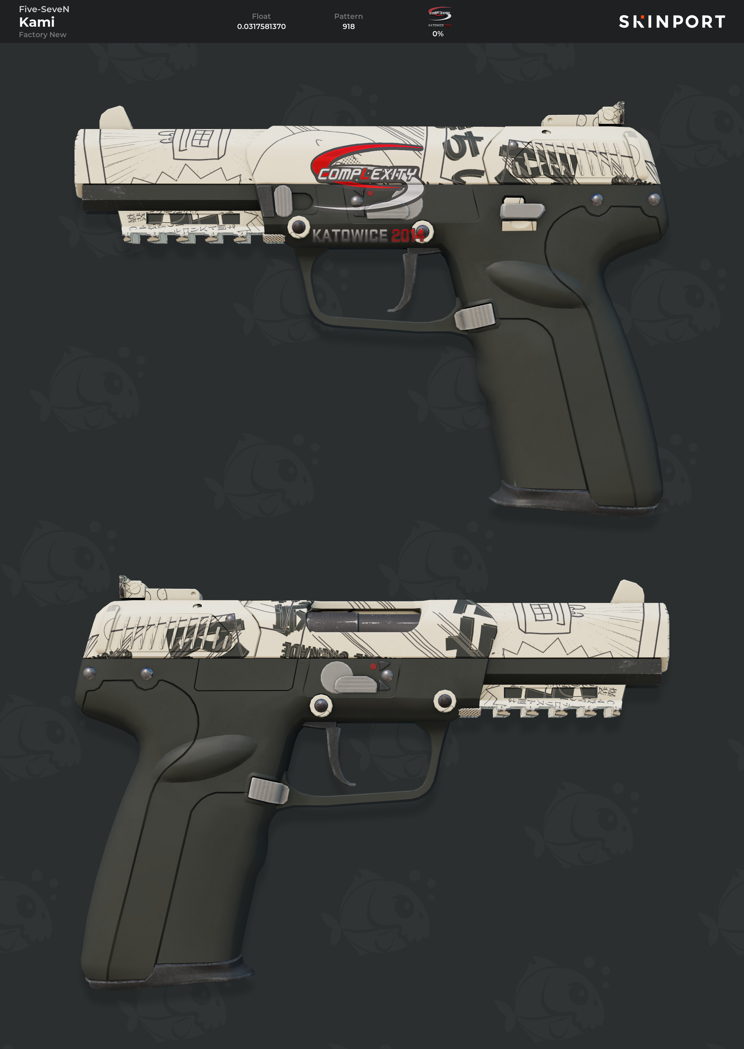 Five-SeveN | Kami (Factory New) - Counter-Strike 2 - Skinport
