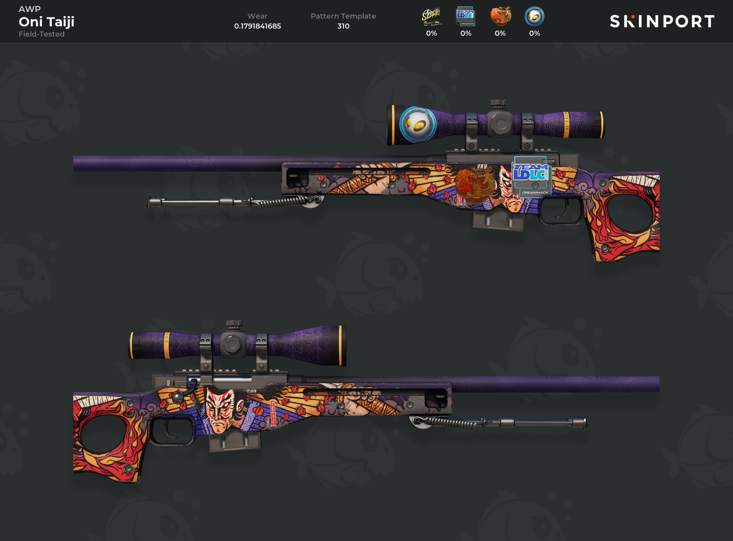AWP | Oni Taiji (Field-Tested) - Counter-Strike 2 - Skinport
