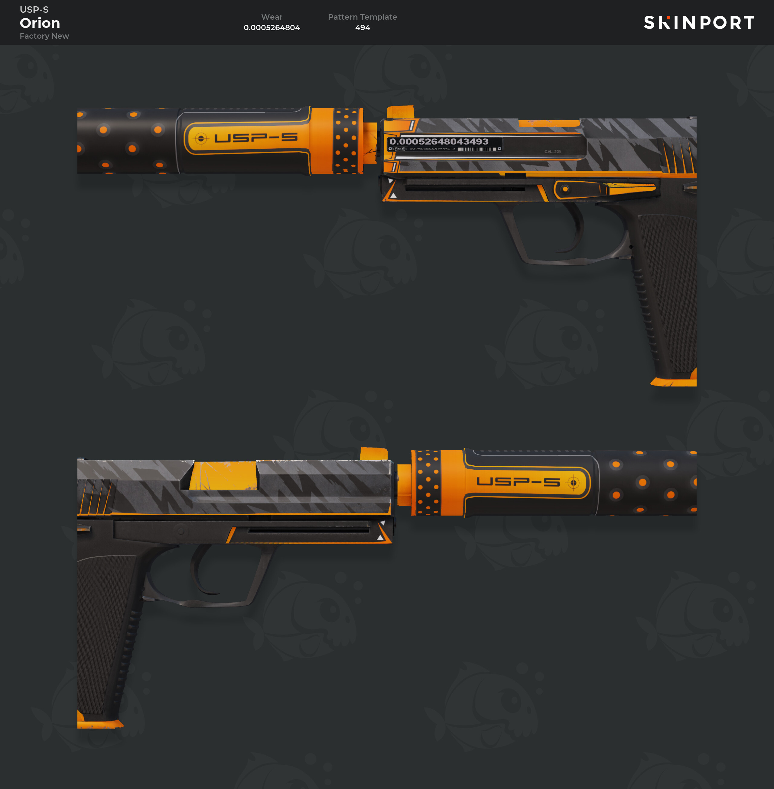 USP S Orion Factory New Counter Strike 2 Skinport