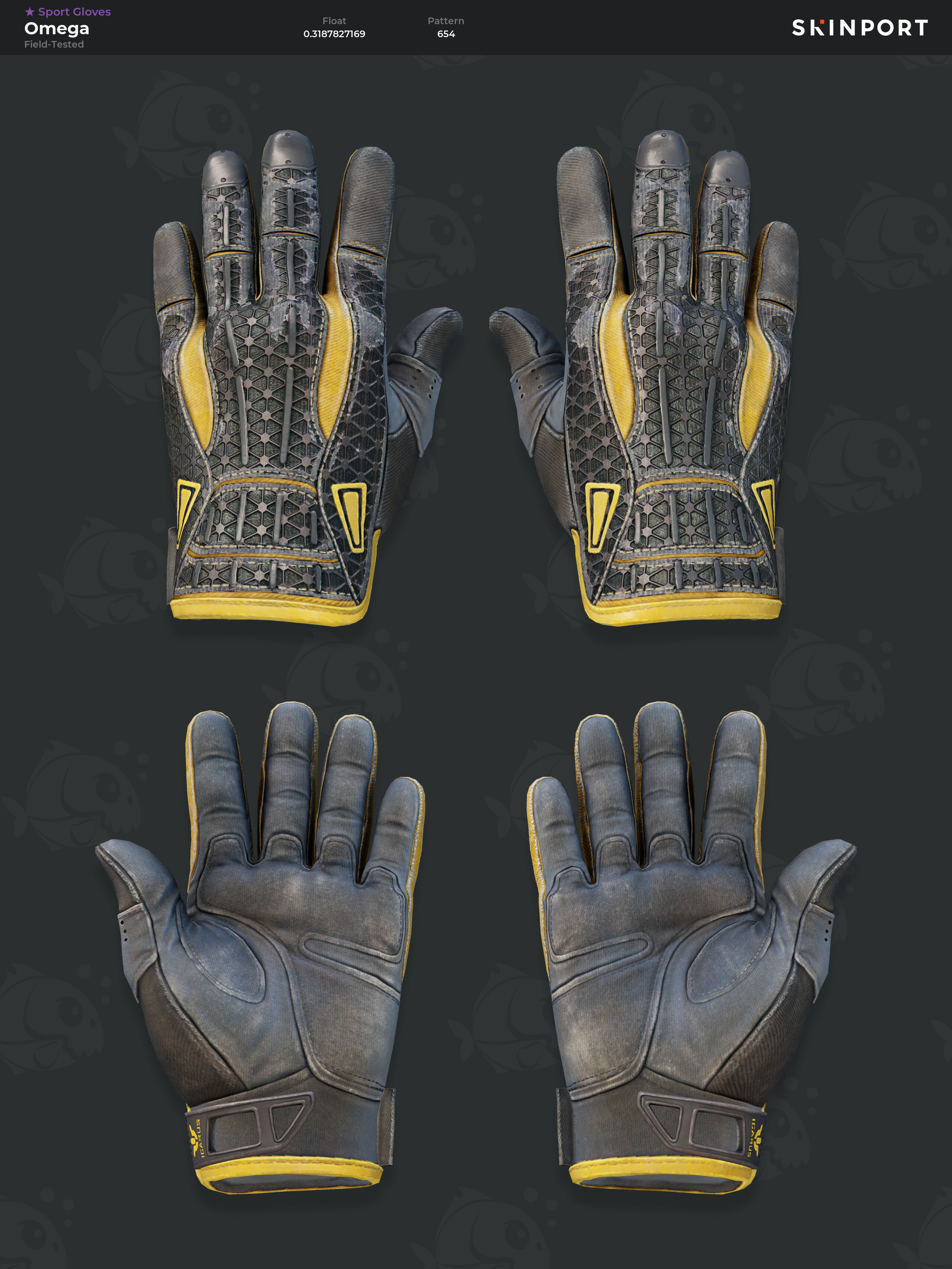 Sport Gloves | Omega (Field-Tested) - Counter-Strike 2 - Skinport