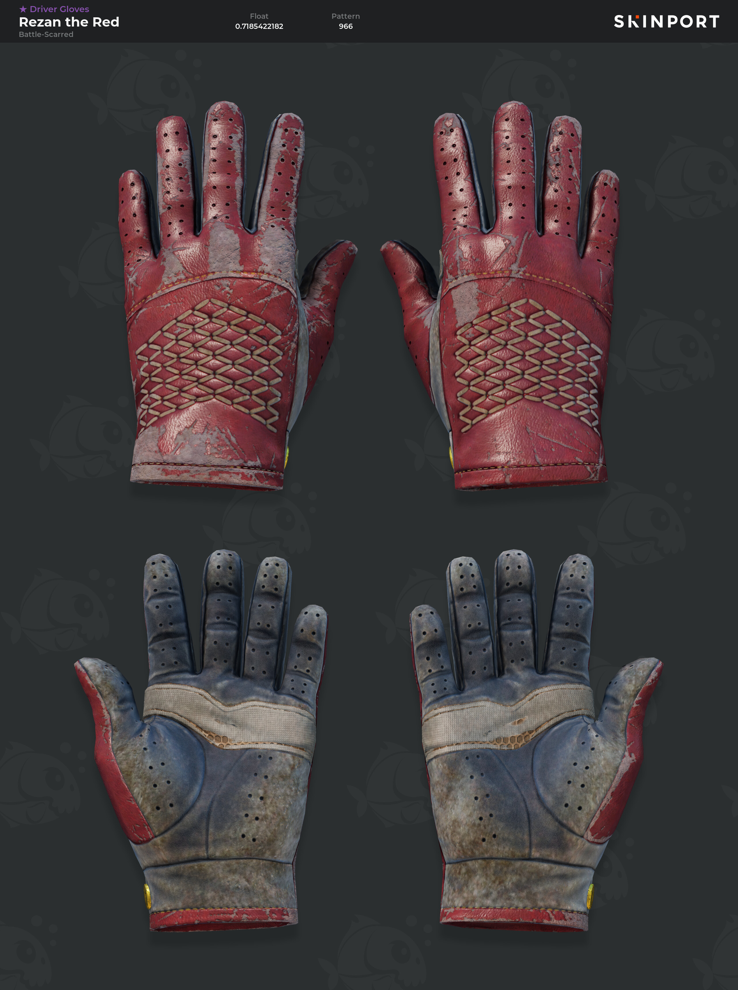 Driver Gloves | Rezan the Red (Battle-Scarred) - Counter-Strike 2 ...