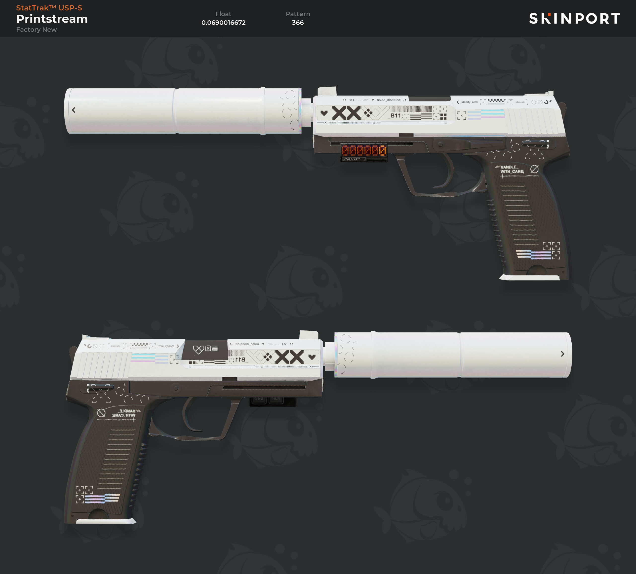 StatTrak USP S Printstream Factory New Counter Strike 2 Skinport