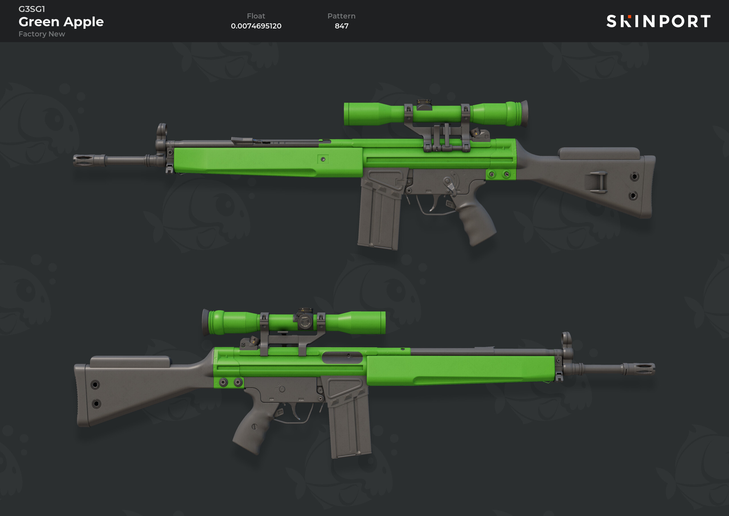 G3SG1 | Green Apple (Factory New) - Counter-Strike 2 - Skinport