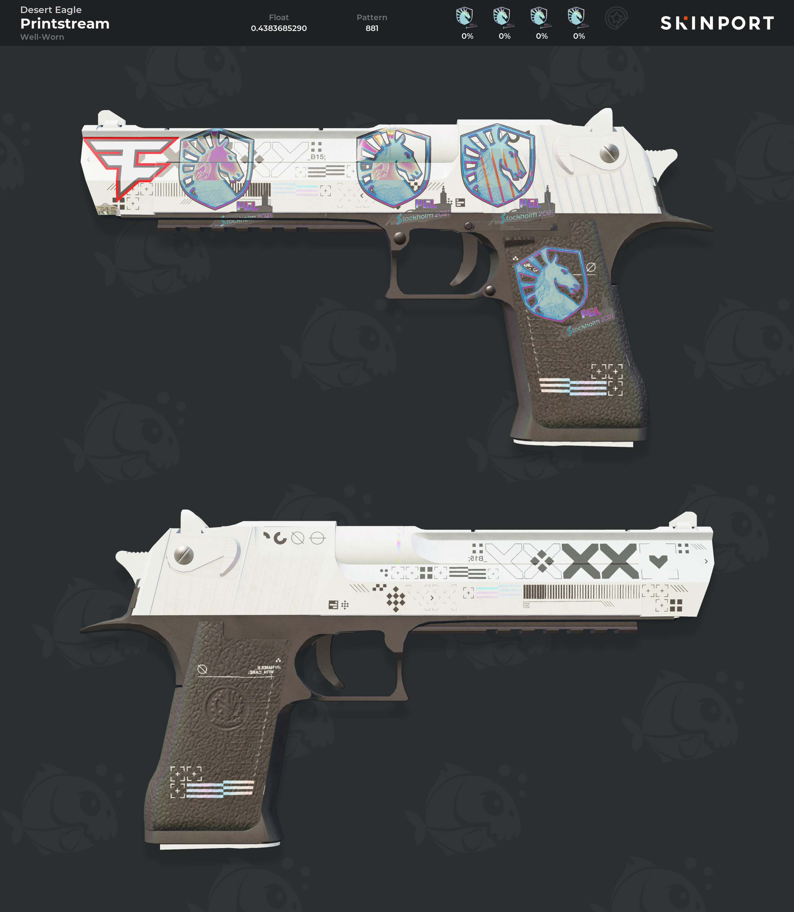 Desert Eagle | Printstream (Well-Worn) - Counter-Strike 2 - Skinport