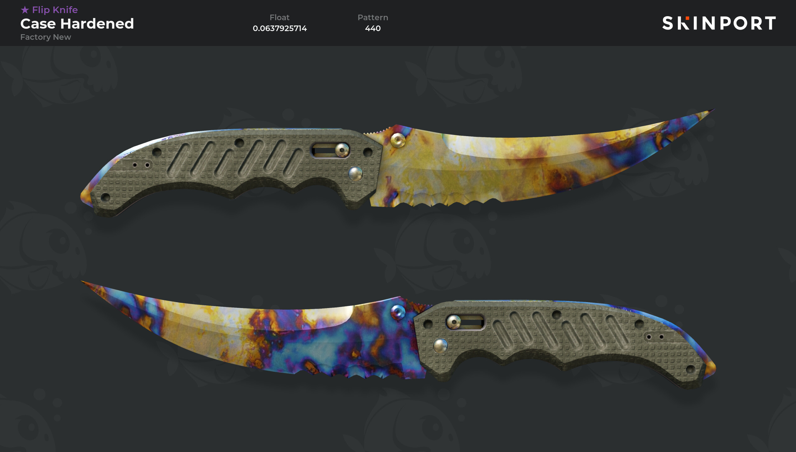 Flip Knife Case Hardened (Factory New) CounterStrike 2 Skinport