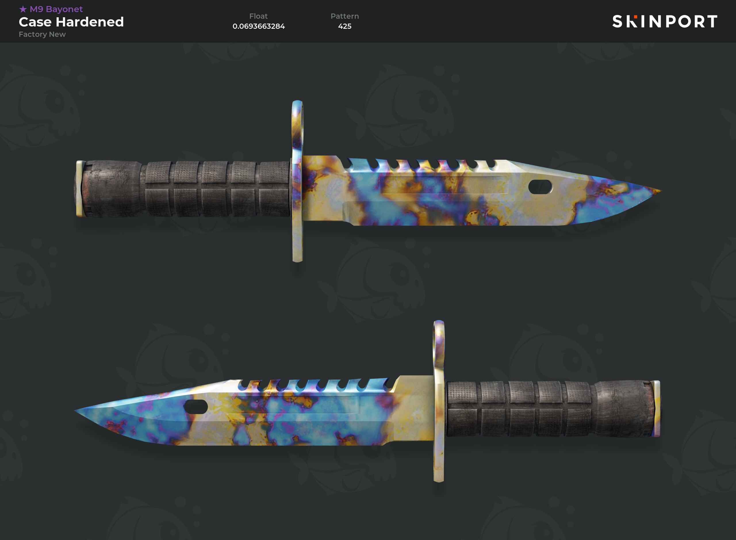 M9 Bayonet Case Hardened Factory New Counter Strike 2 Skinport