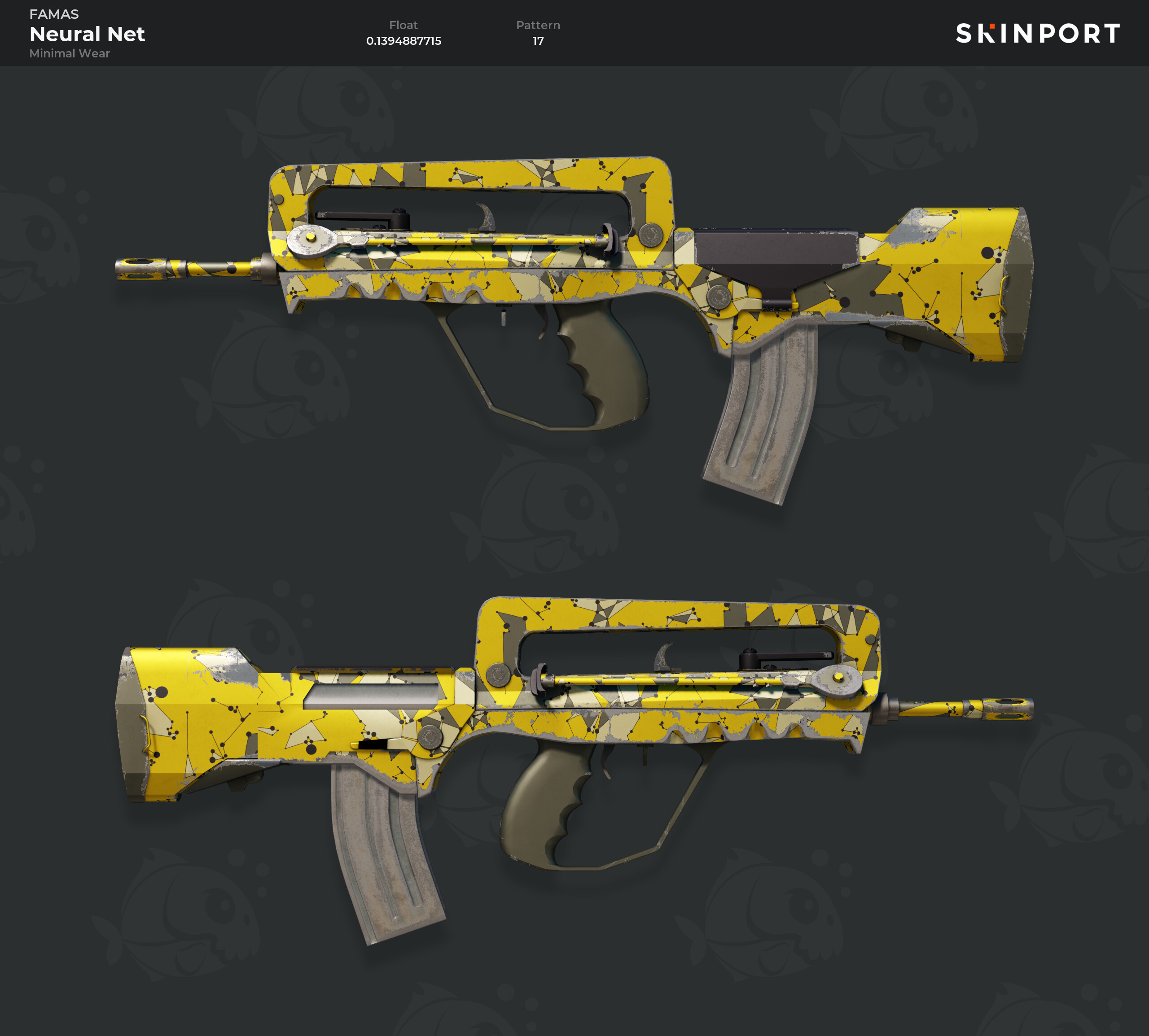 Neutral Net Famas FAMAS | Neural Net (Minimal Wear) - Counter-Strike 2 - Skinport
