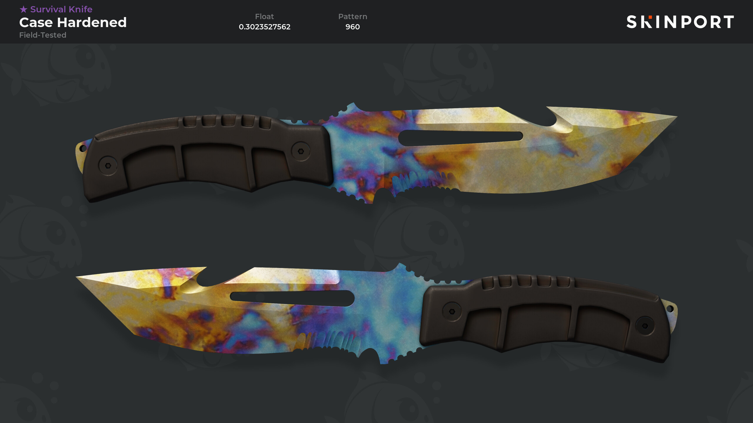 Survival Knife Case Hardened (FieldTested) CounterStrike 2 Skinport