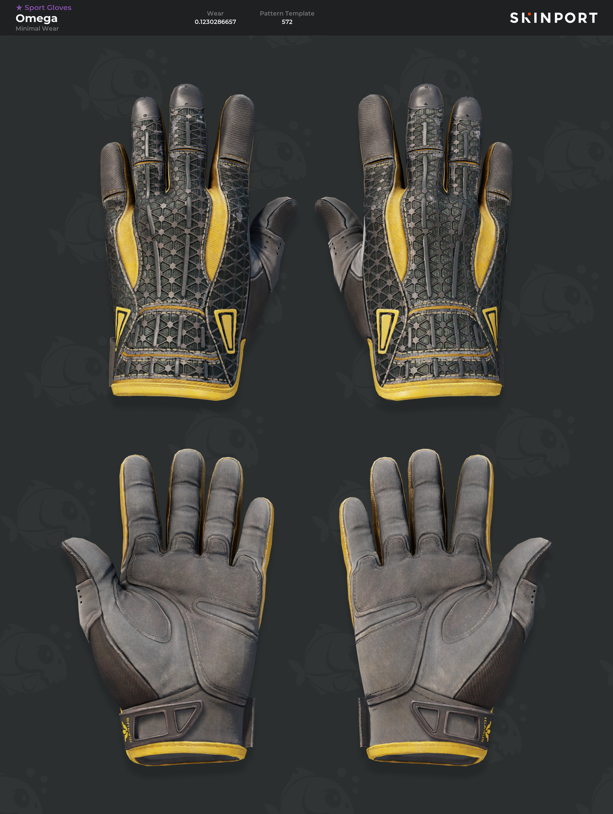 Sport Gloves Omega (Minimal Wear) CounterStrike 2 Skinport