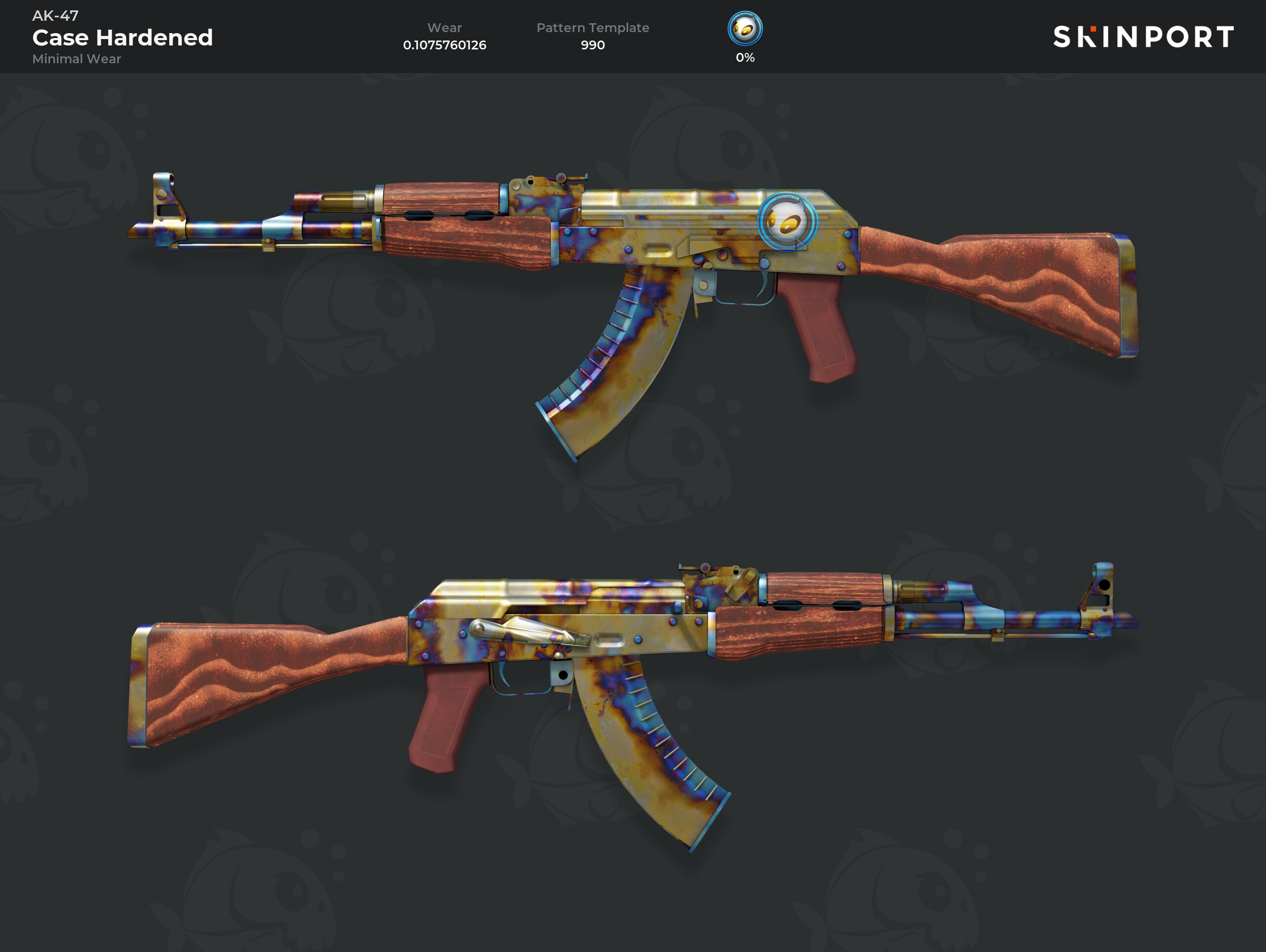 Ak Case Hardened Minimal Wear Counter Strike Skinport