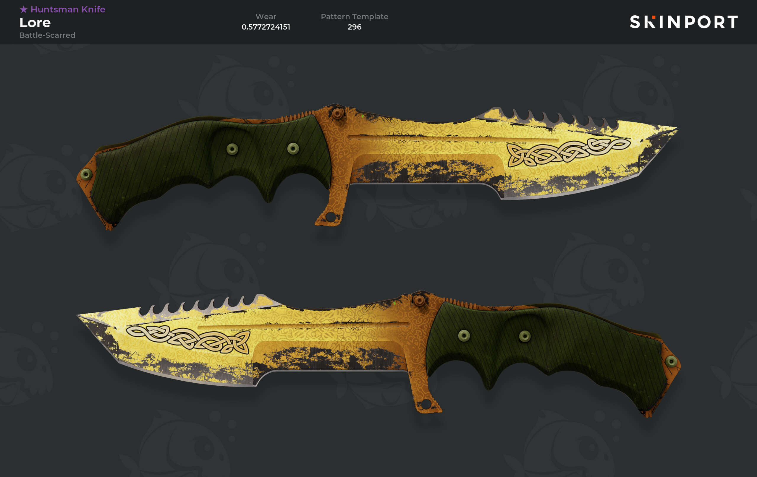 Huntsman Knife | Lore (Battle-Scarred) - Counter-Strike 2 - Skinport