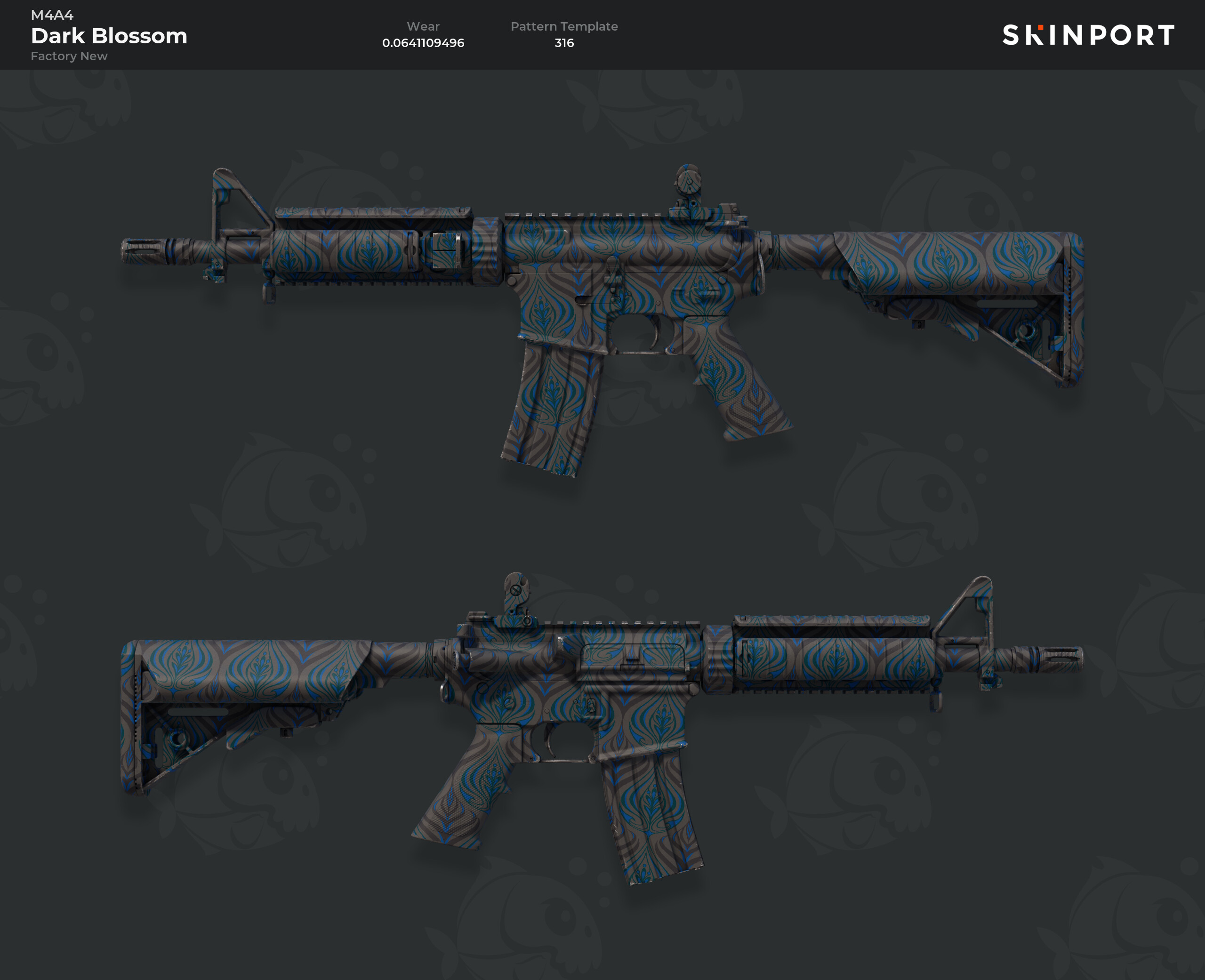 M4A4 | Dark Blossom (Factory New) - Counter-Strike 2 - Skinport