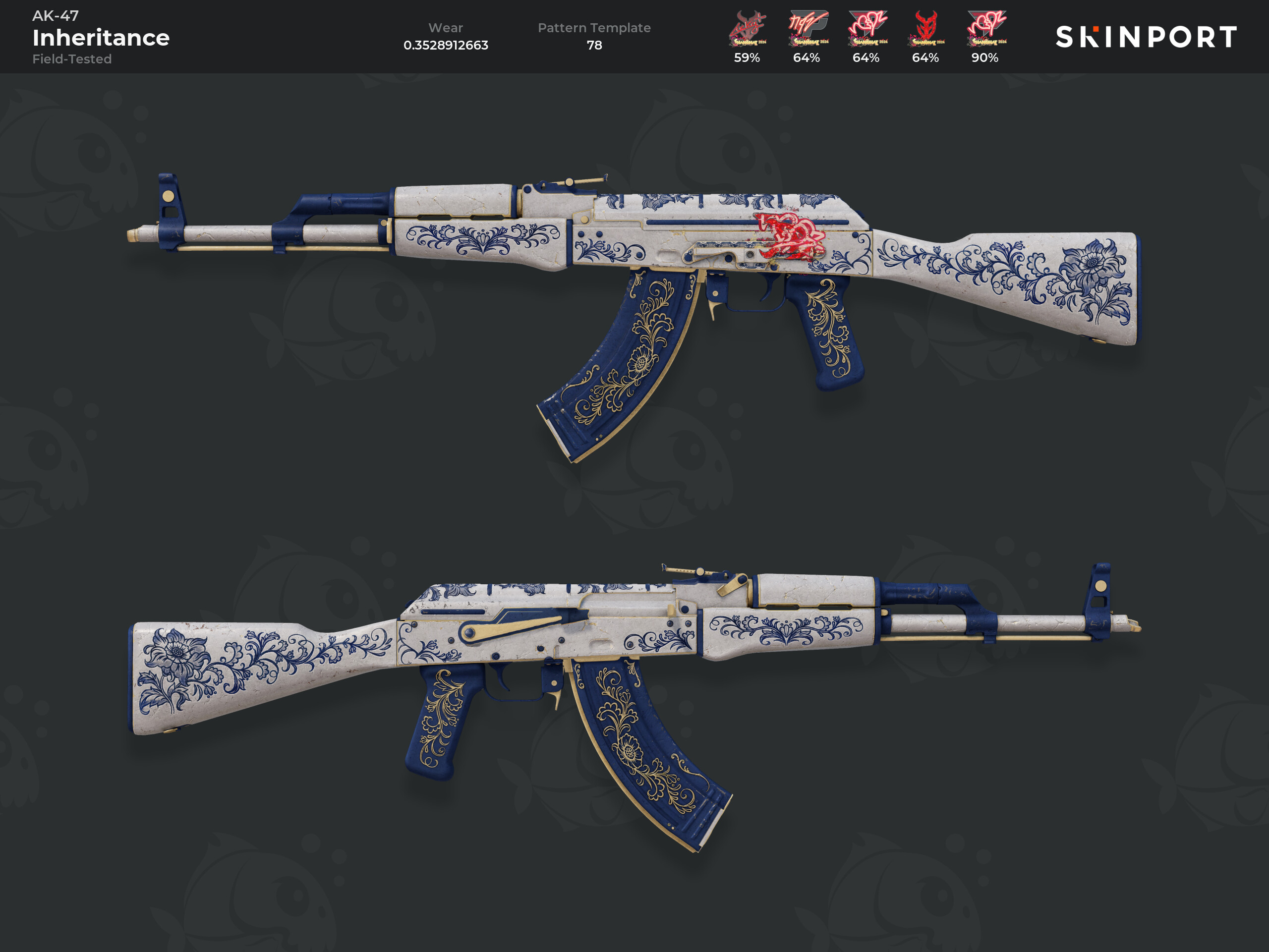 AK-47 | Inheritance (Field-Tested) - Counter-Strike 2 - Skinport