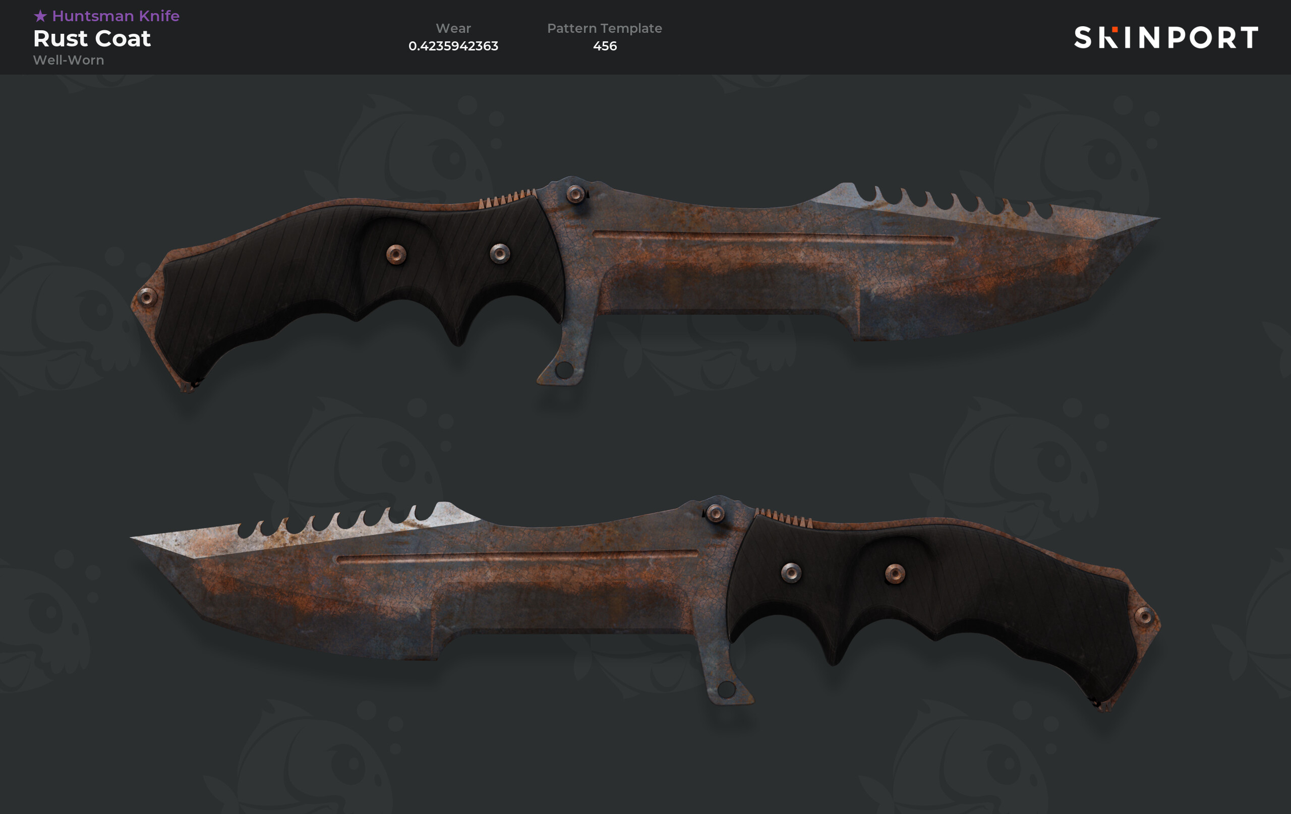 Huntsman Knife | Rust Coat (Well-Worn) - Counter-Strike 2 - Skinport