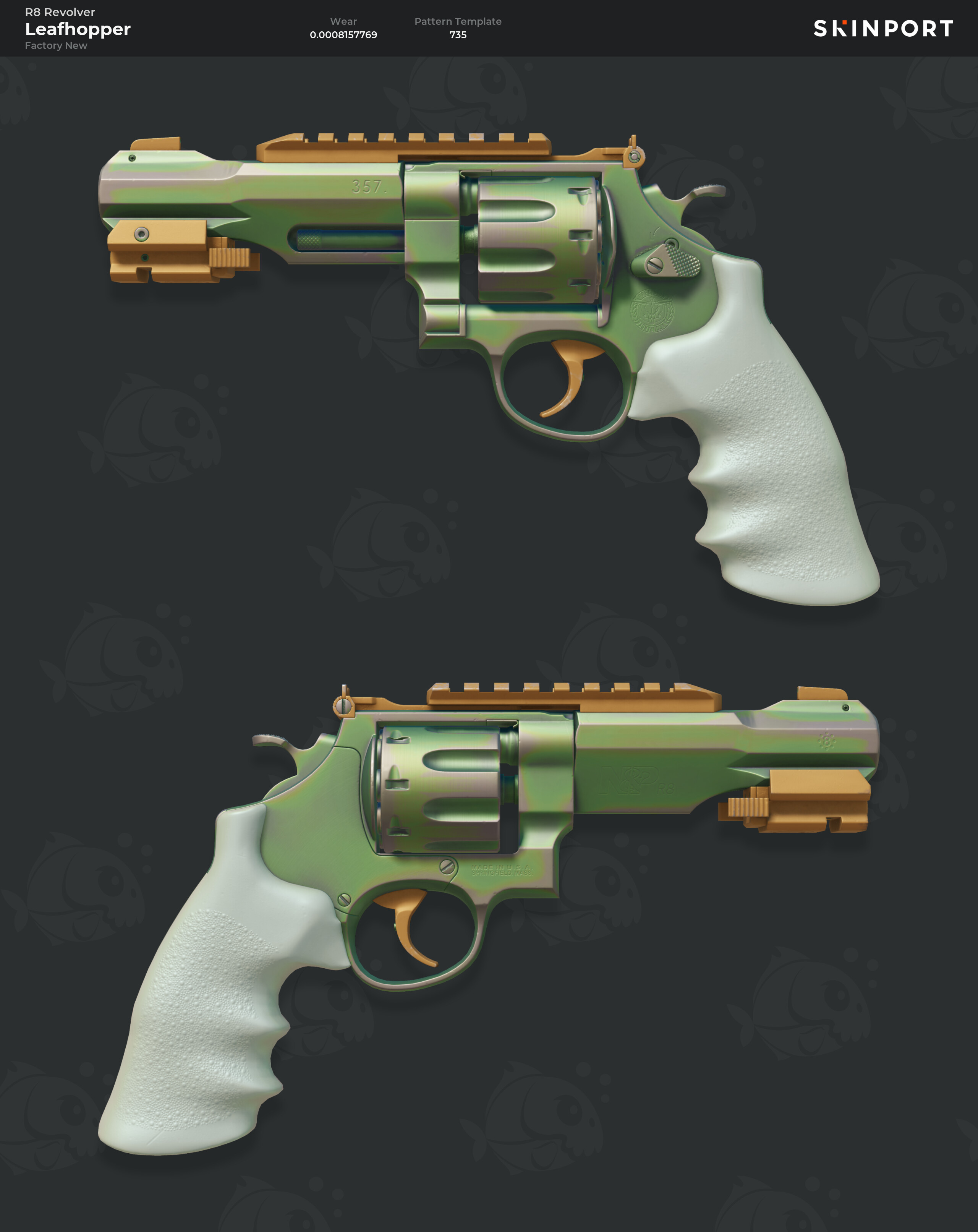 R8 Revolver | Leafhopper (Factory New) - Counter-Strike 2 - Skinport