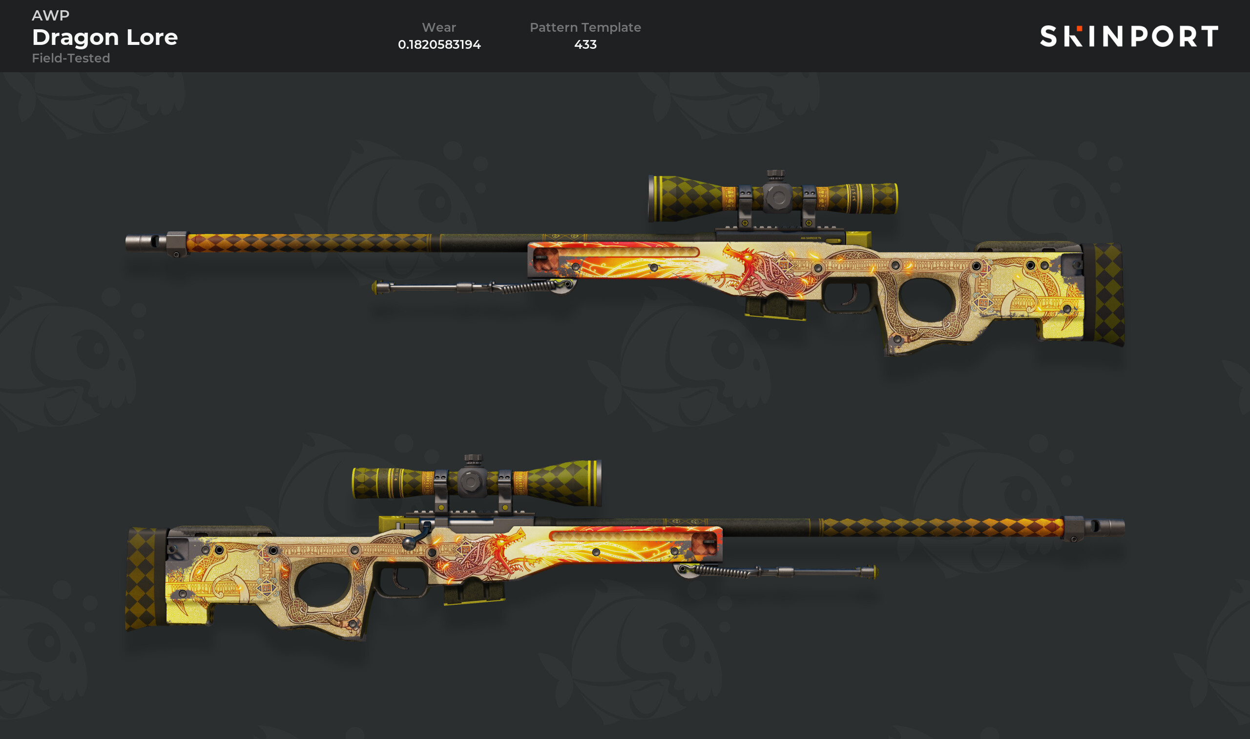 AWP | Dragon Lore (Field-Tested) - Counter-Strike 2 - Skinport