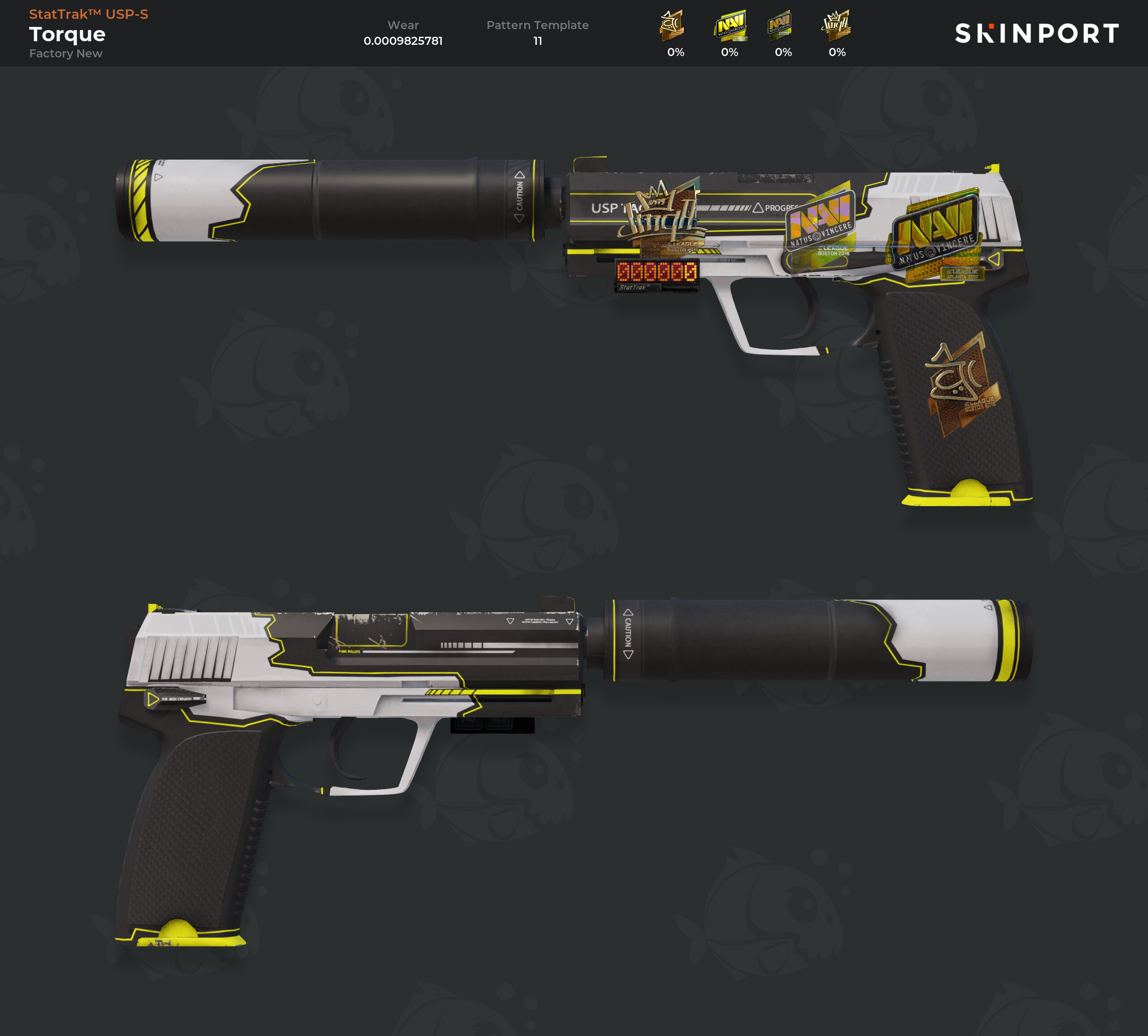 StatTrak™ USP-S | Torque (Factory New) - Counter-Strike 2 - Skinport