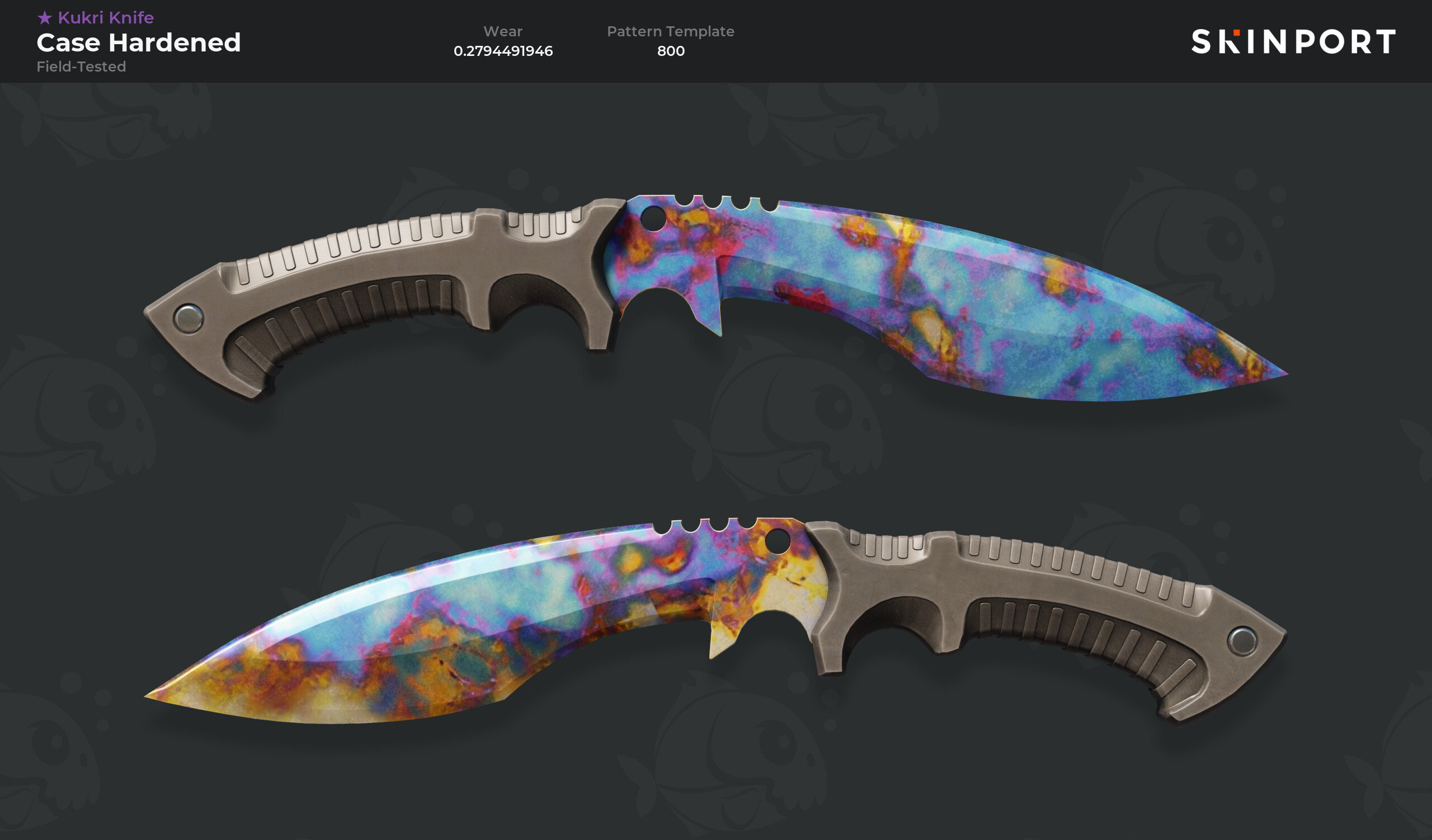 Kukri Knife Case Hardened Field Tested Counter Strike 2 Skinport kukri-knife-case-hardened-field-tested-counter-strike-2-skinport