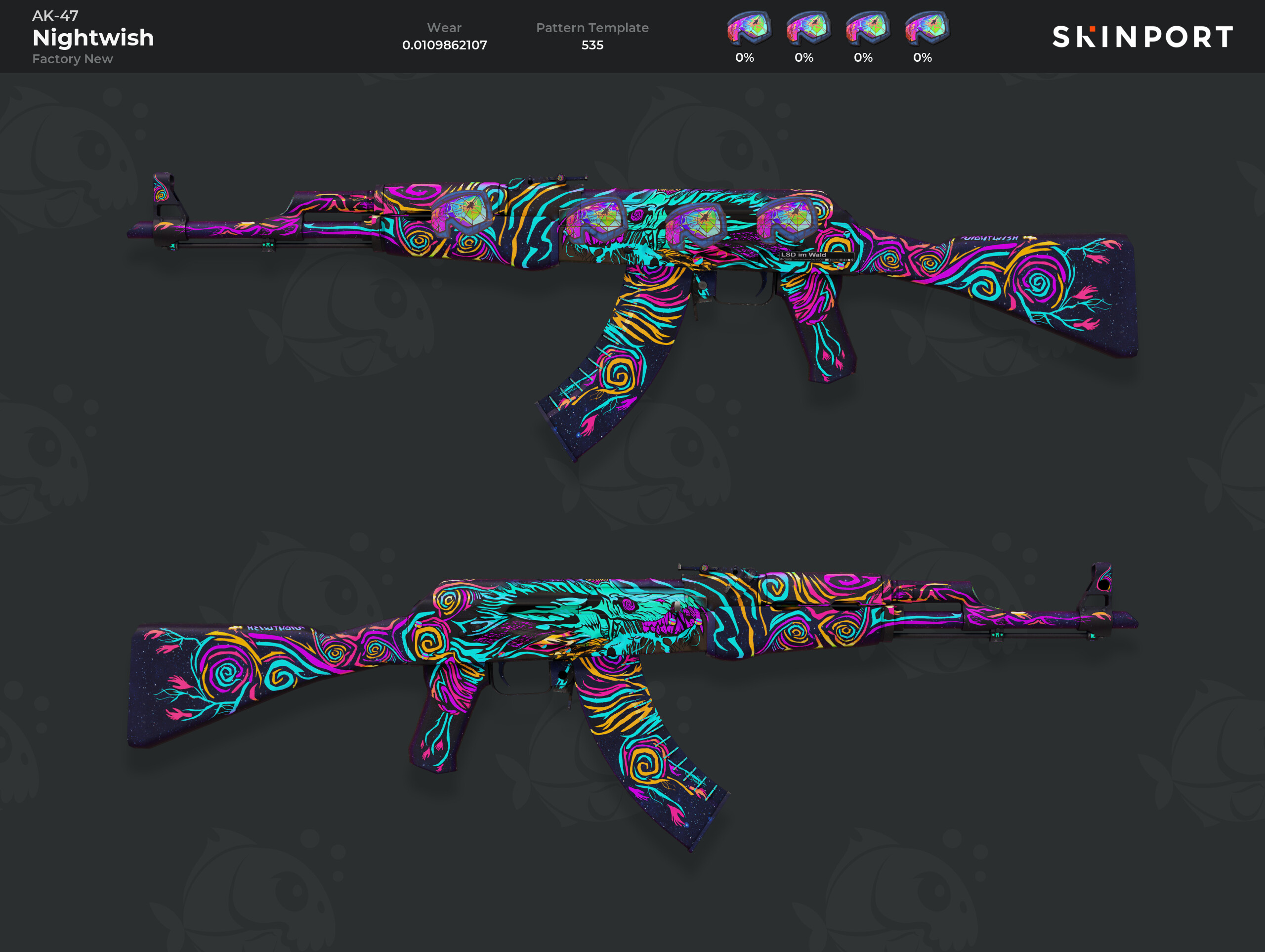 AK-47 | Nightwish (Factory New) - Counter-Strike 2 - Skinport