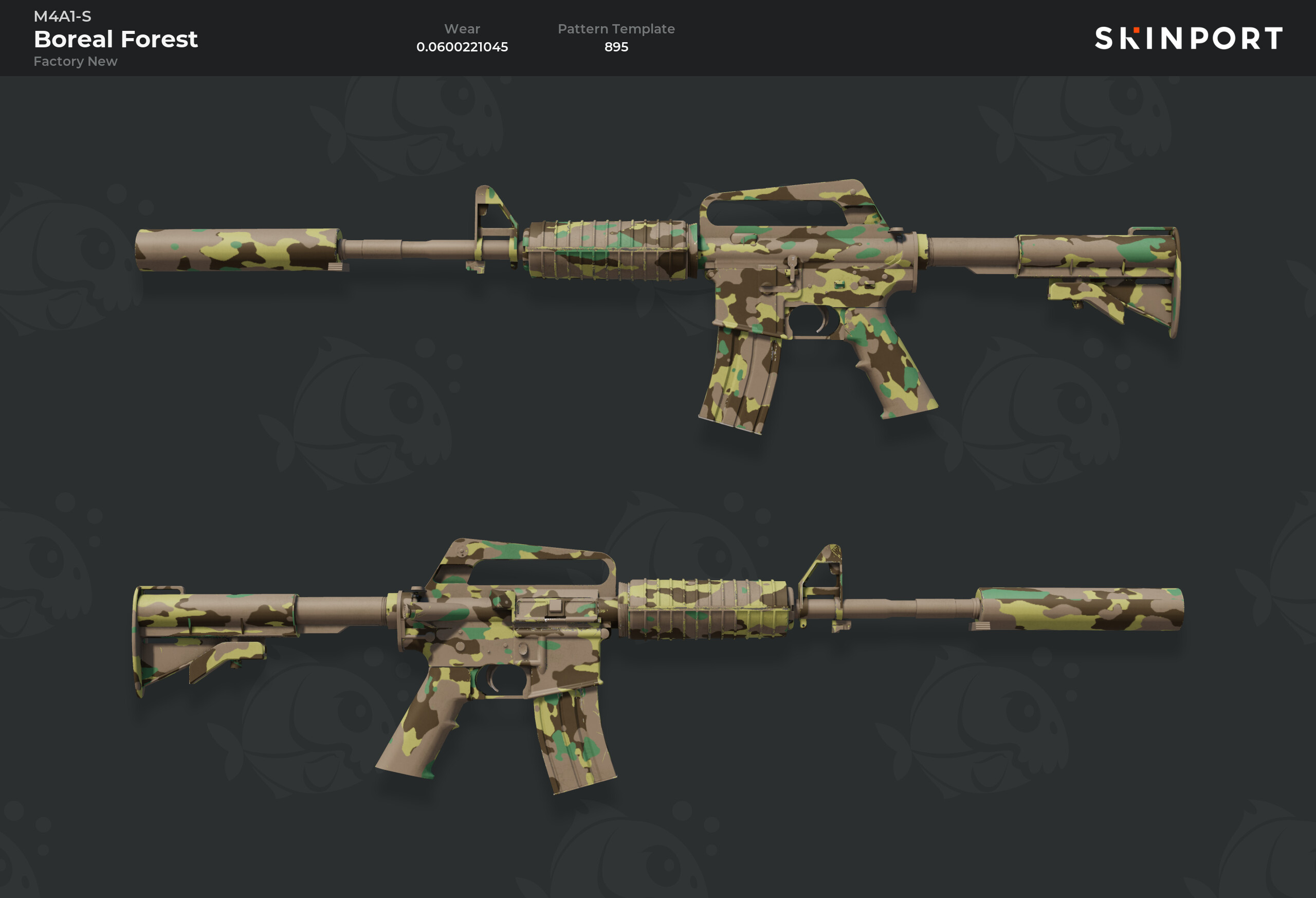 M4A1-S | Boreal Forest (Factory New) - Counter-Strike 2 - Skinport