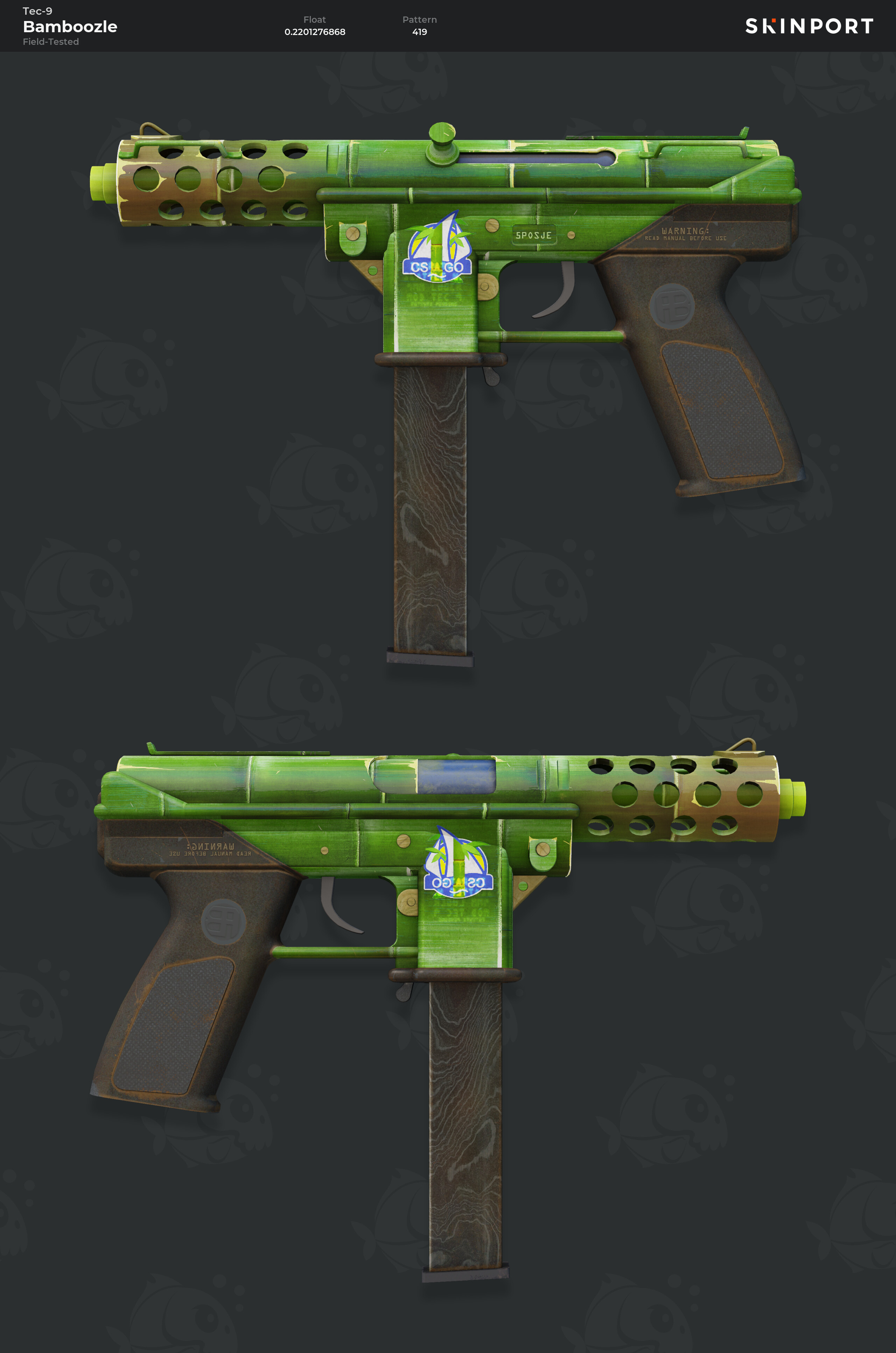 Tec-9 Bamboozle cs go skin download the new for windows
