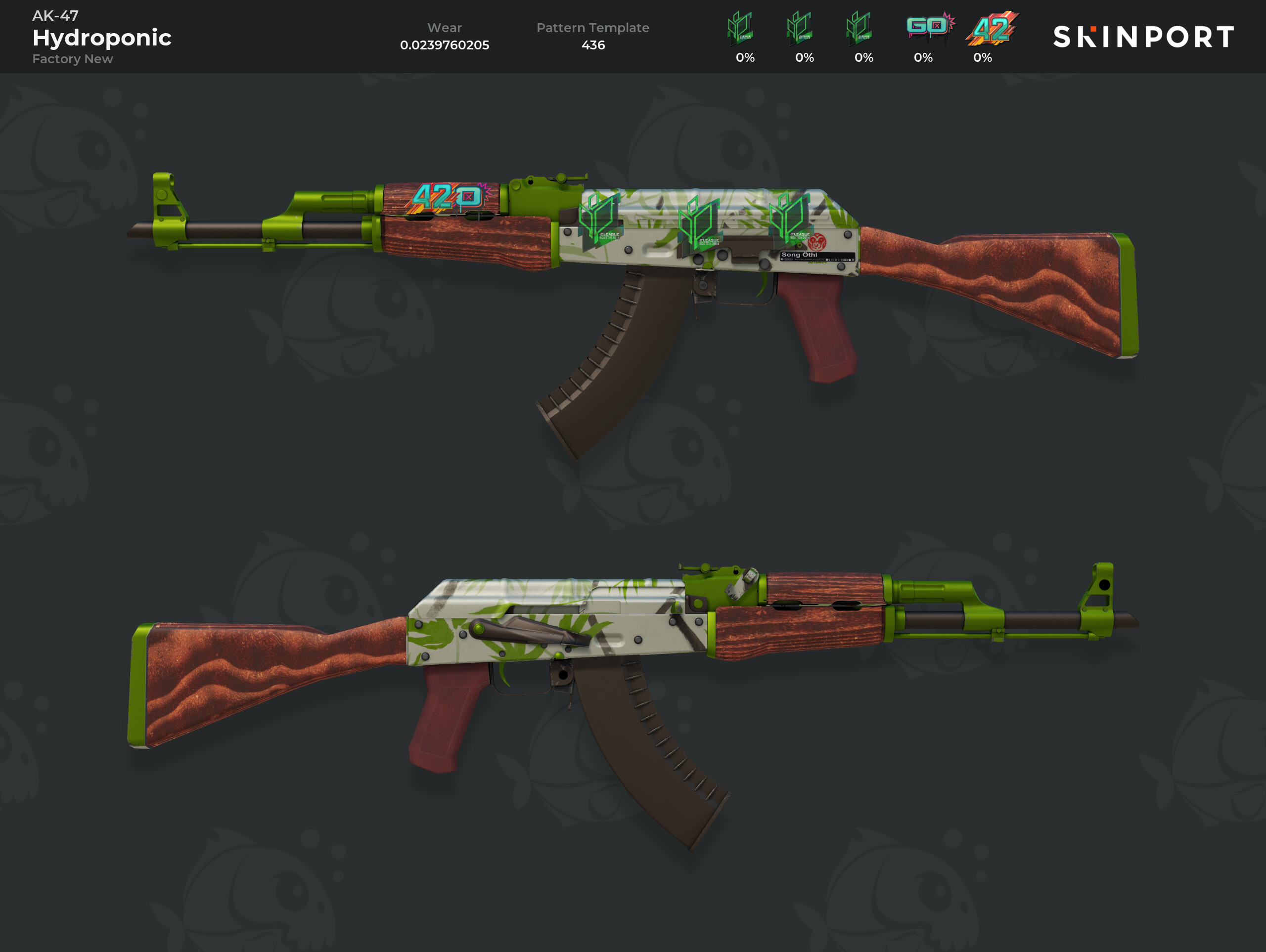 AK-47 | Hydroponic (Factory New) - Counter-Strike 2 - Skinport