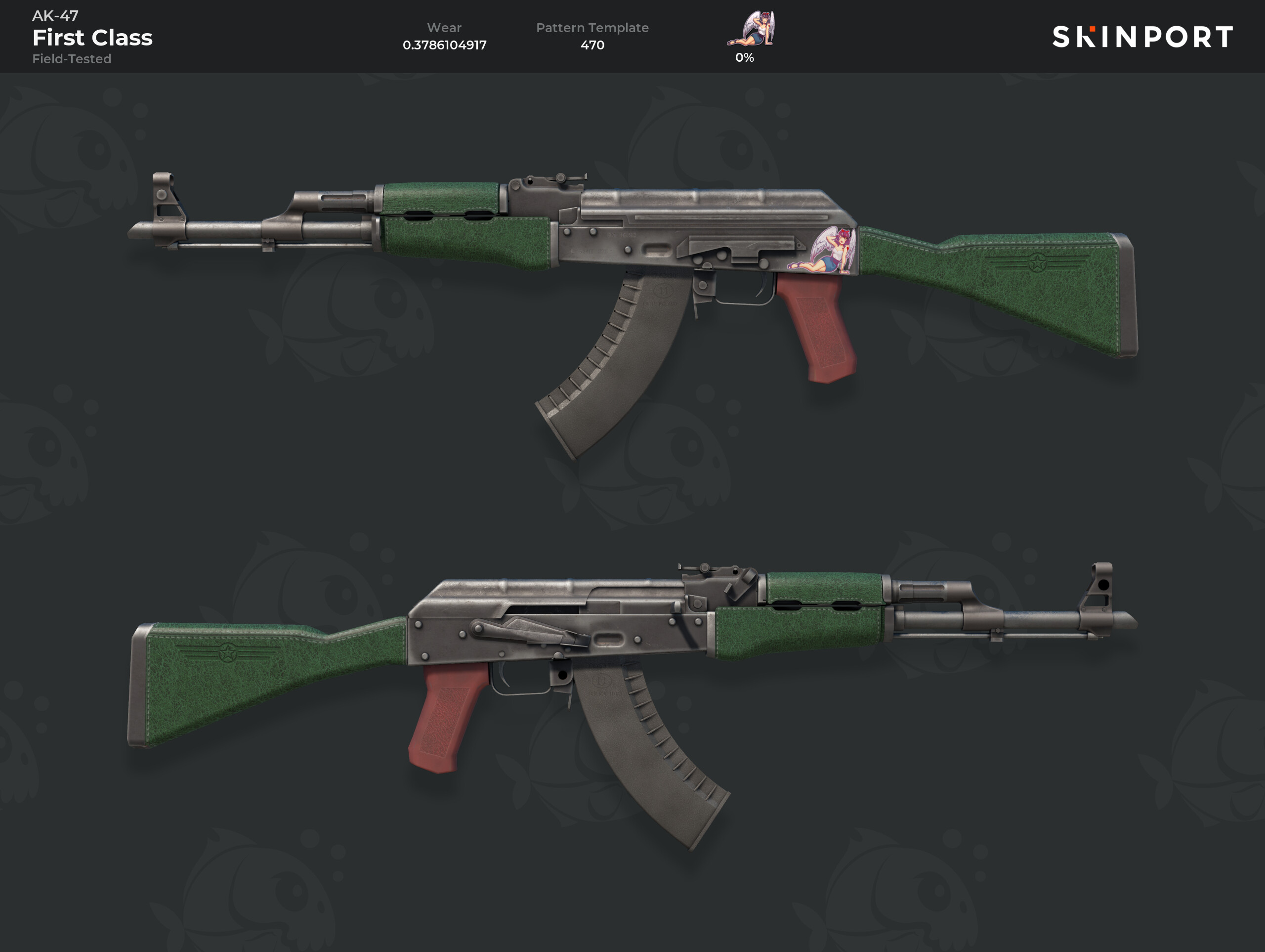 AK-47 | First Class (Field-Tested) - Counter-Strike 2 - Skinport