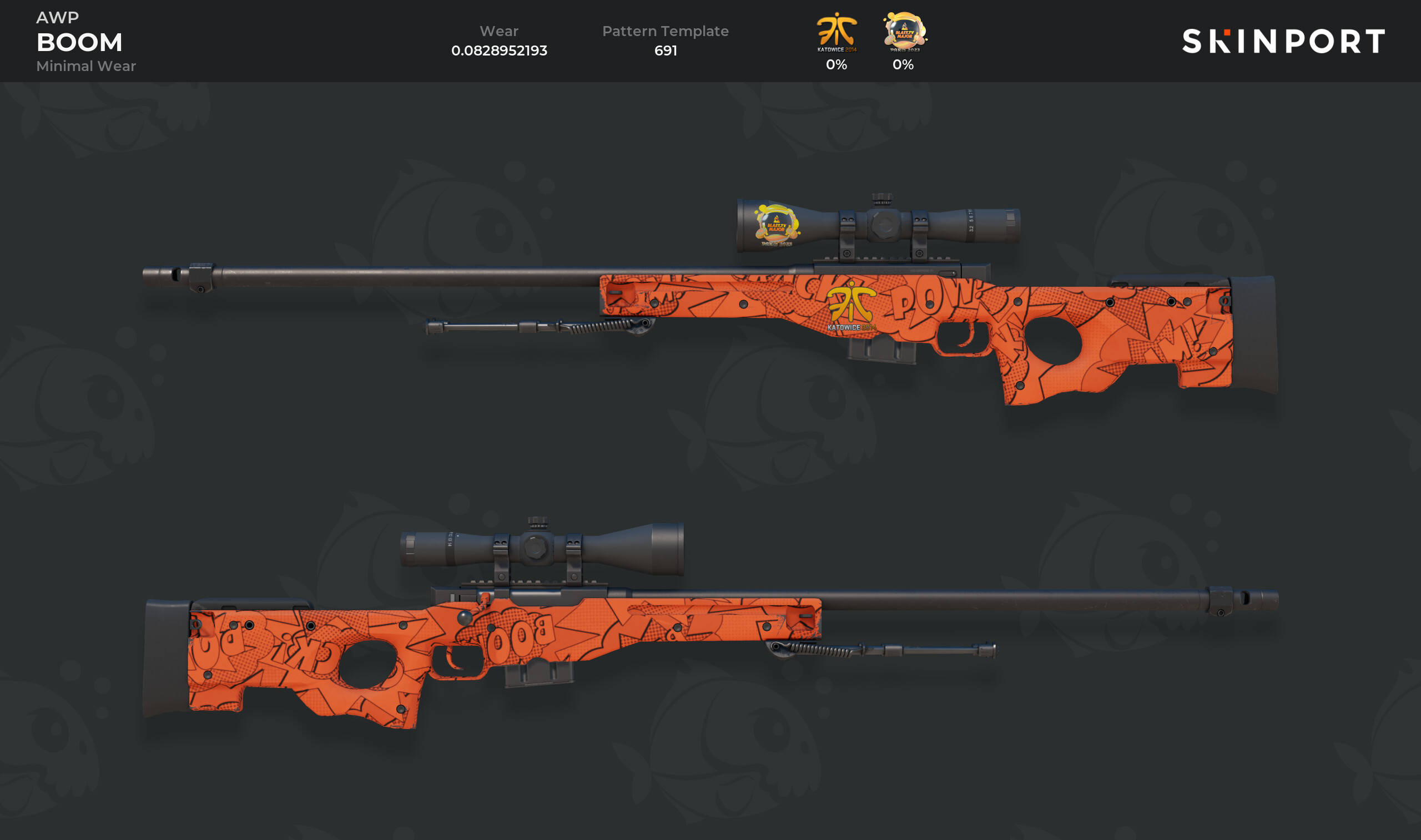 AWP | BOOM (Minimal Wear) - Counter-Strike 2 - Skinport