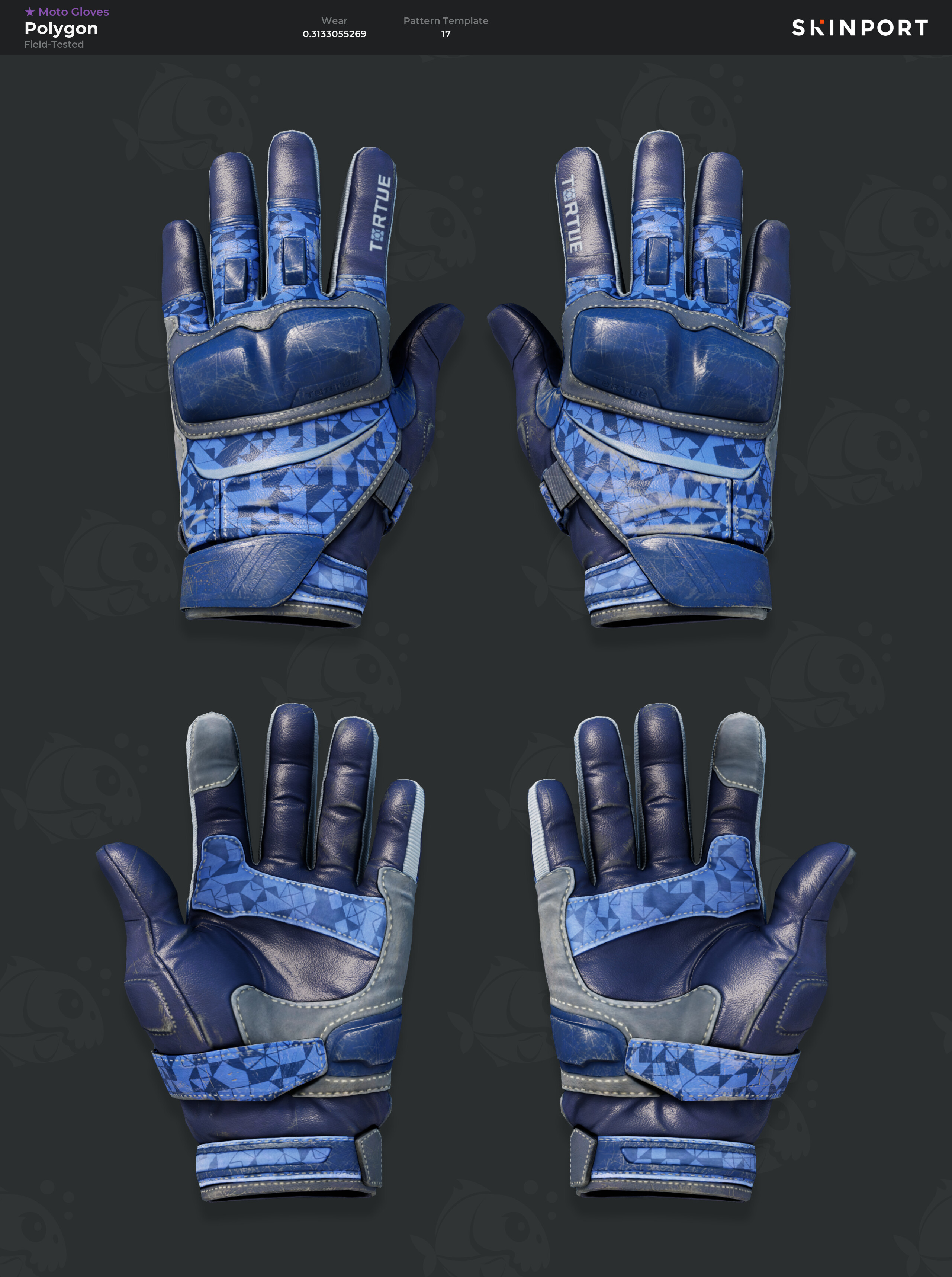 Moto Gloves | Polygon (Field-Tested) - Counter-Strike 2 - Skinport