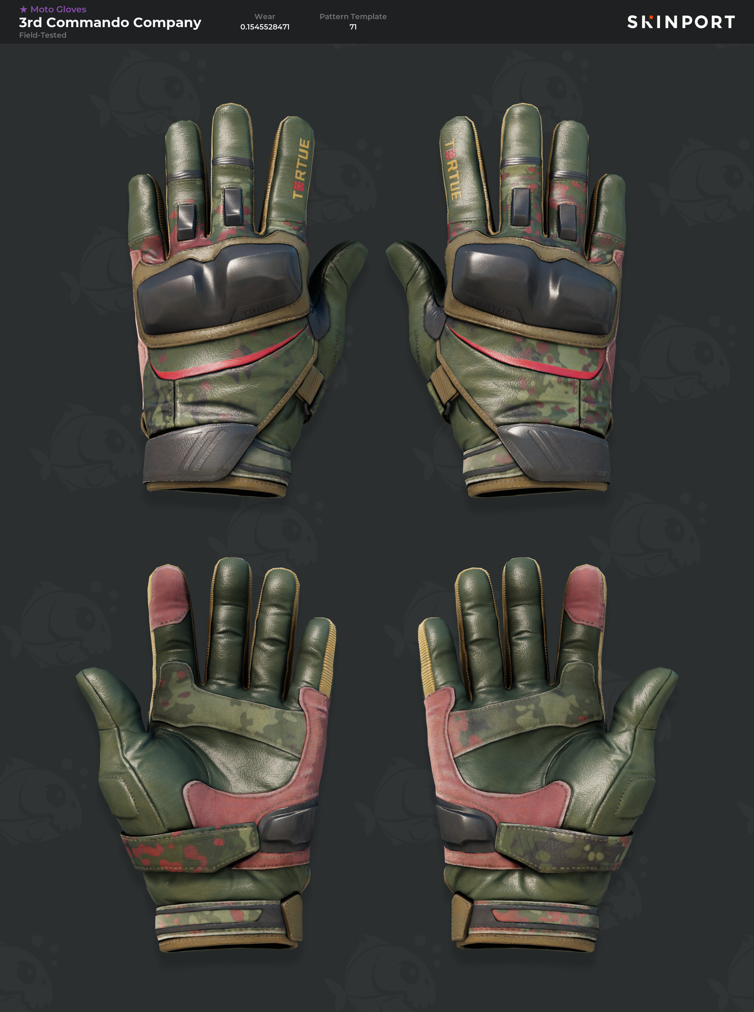 Moto Gloves | 3rd Commando Company (Field-Tested) - Counter-Strike 2 ...
