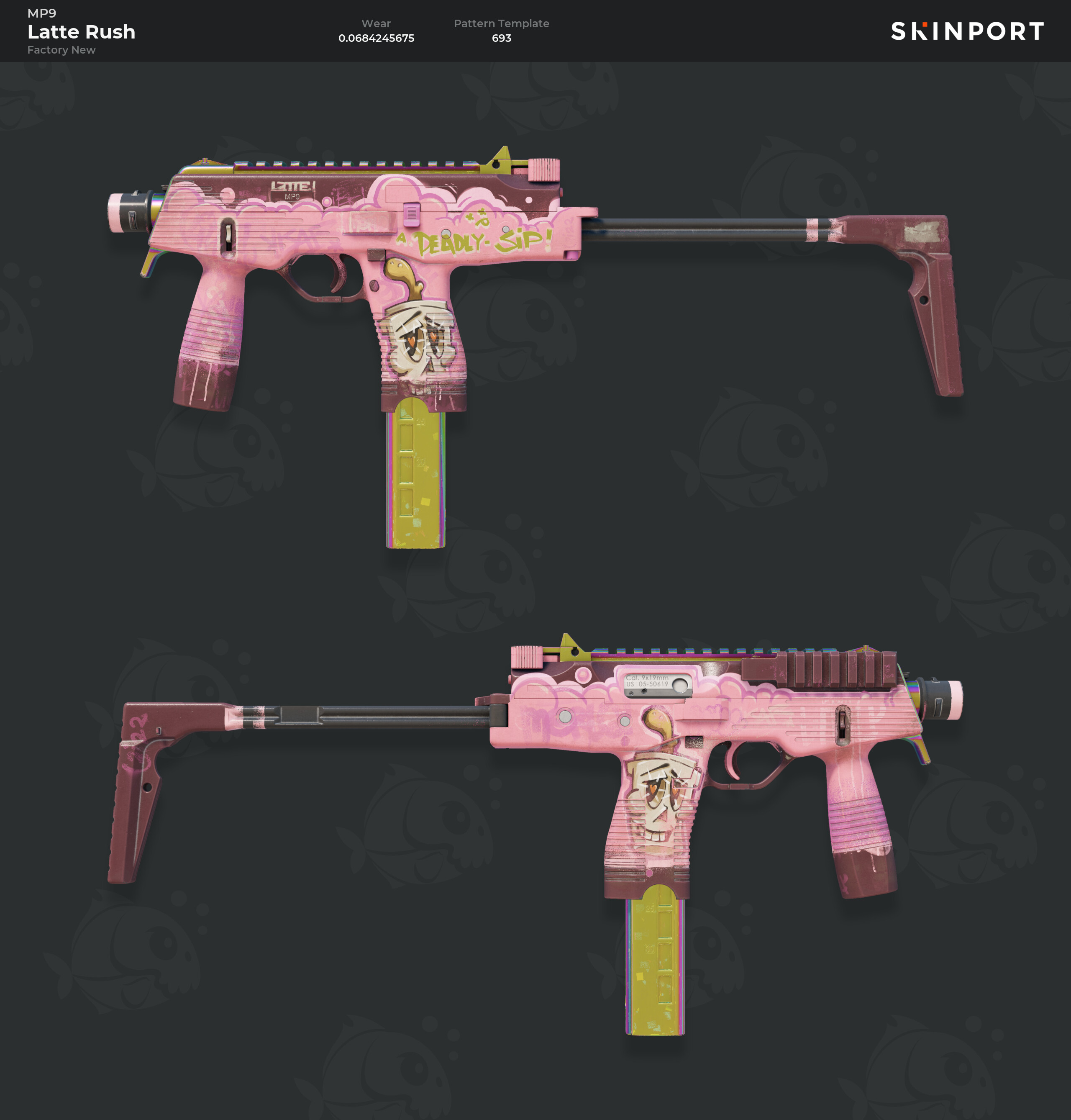 MP9 | Latte Rush (Factory New) - Counter-Strike 2 - Skinport