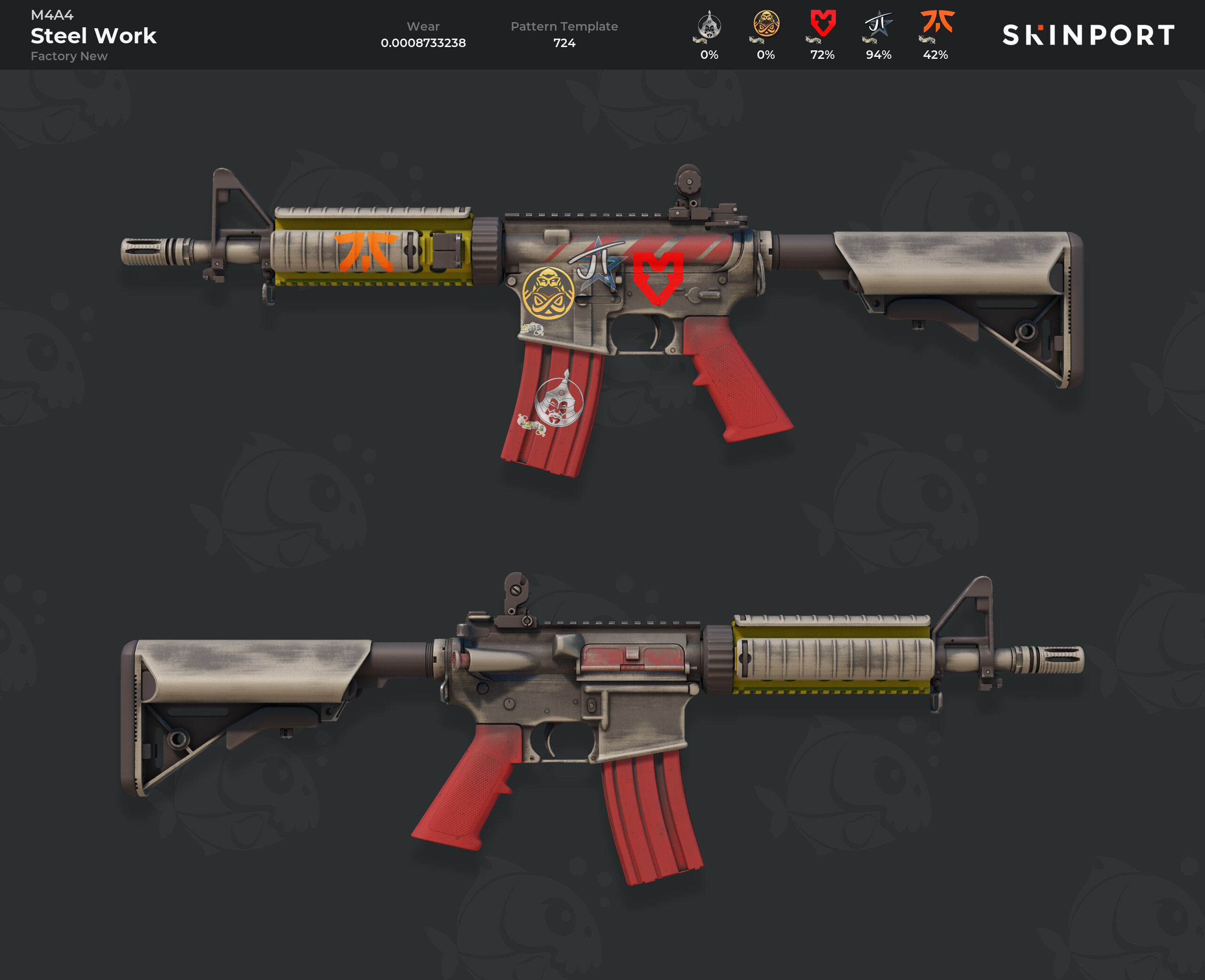 M4A4 | Steel Work (Factory New) - Counter-Strike 2 - Skinport