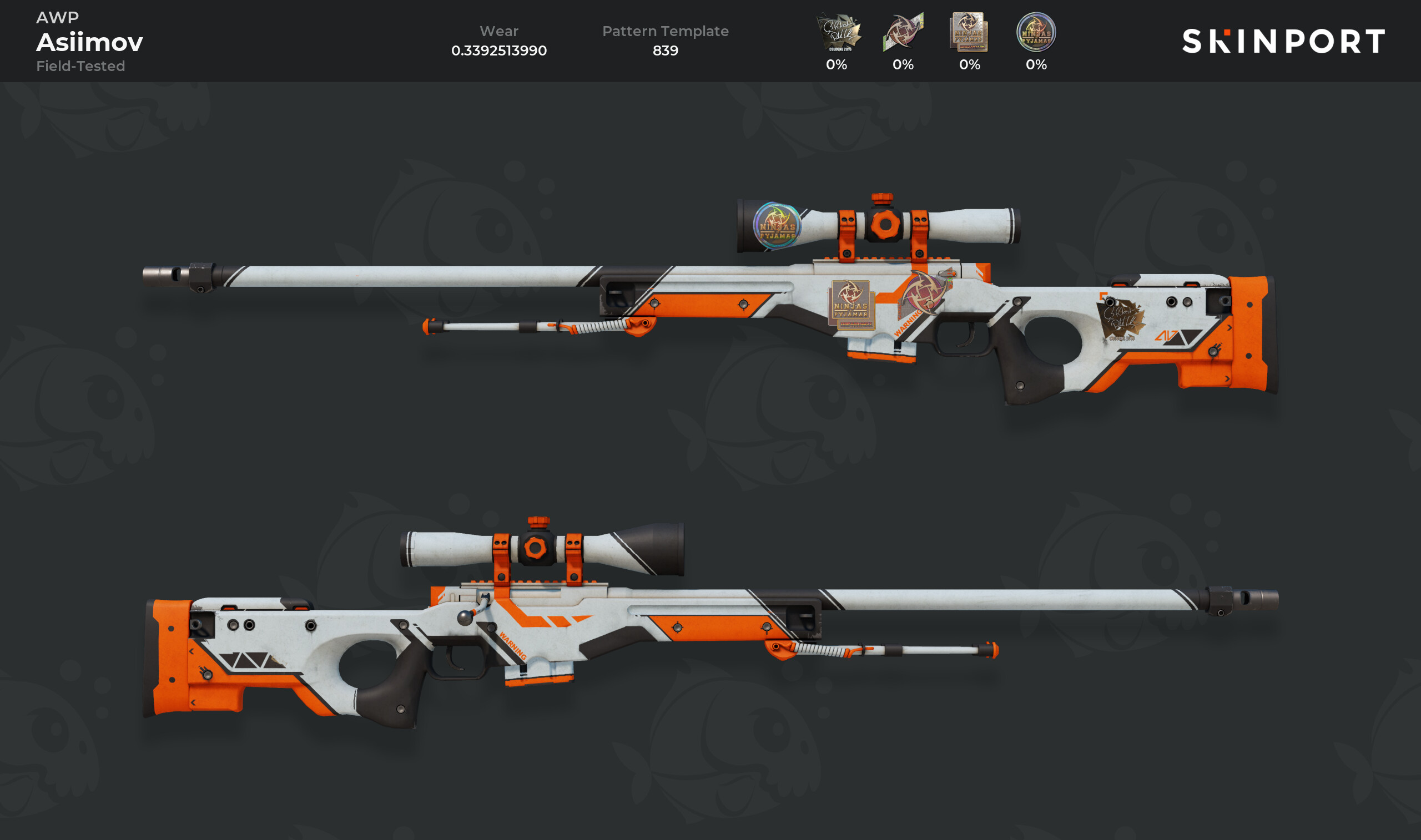 AWP | Asiimov (Field-Tested) - Counter-Strike 2 - Skinport