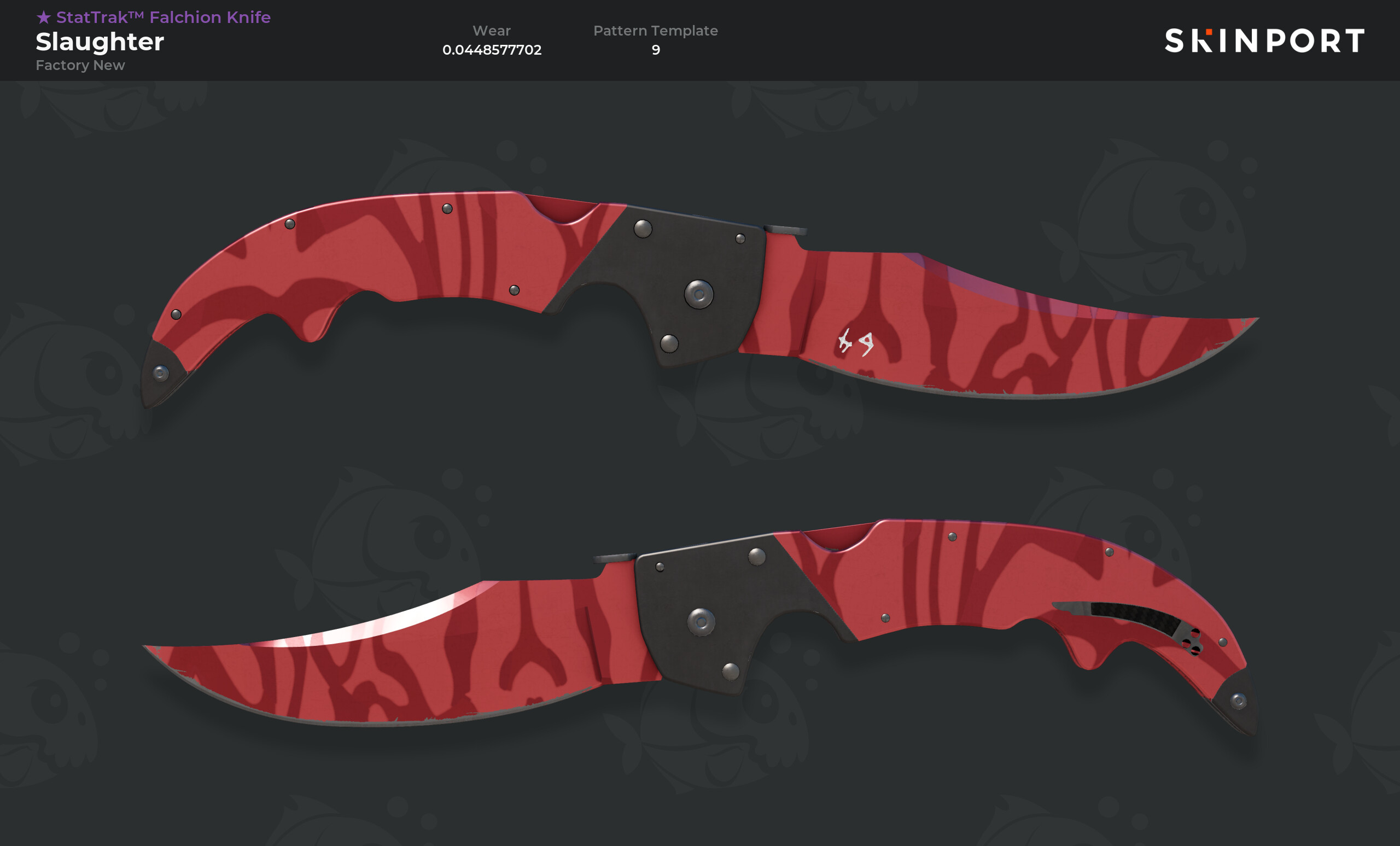StatTrak™ Falchion Knife | Slaughter (Factory New) - Counter-Strike 2 ...