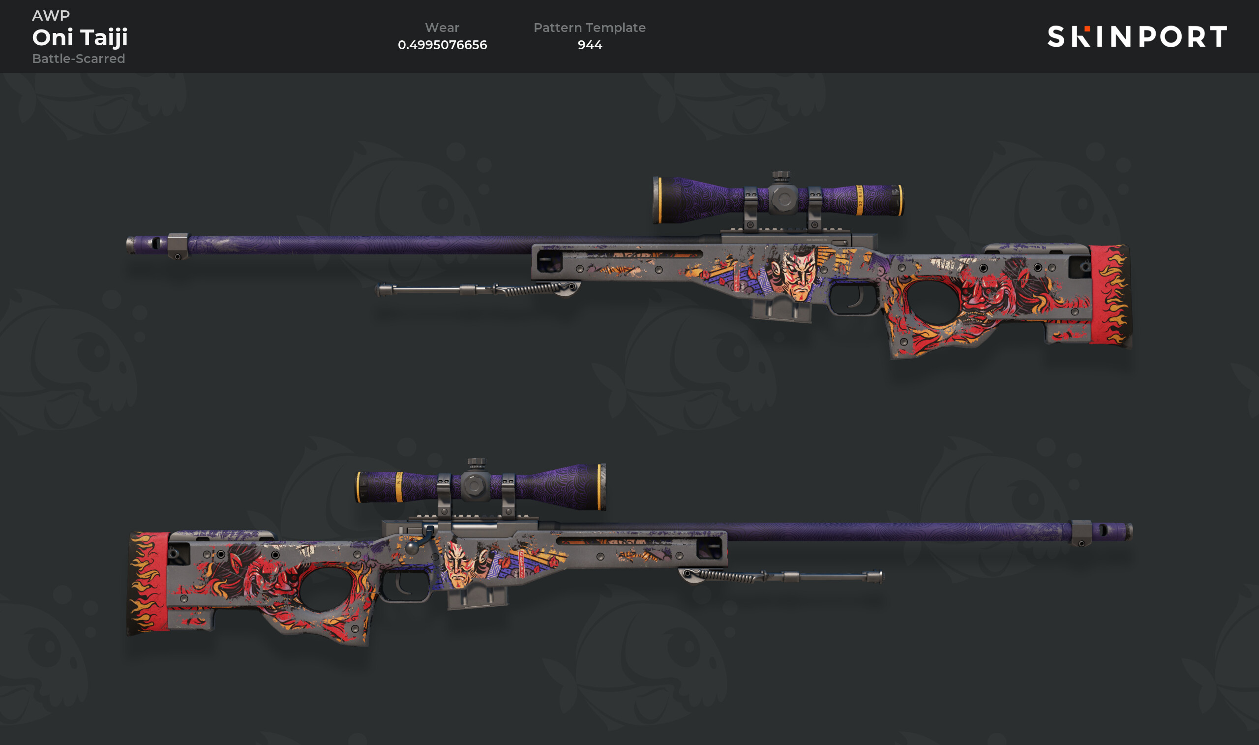AWP | Oni Taiji (Battle-Scarred) - Counter-Strike 2 - Skinport