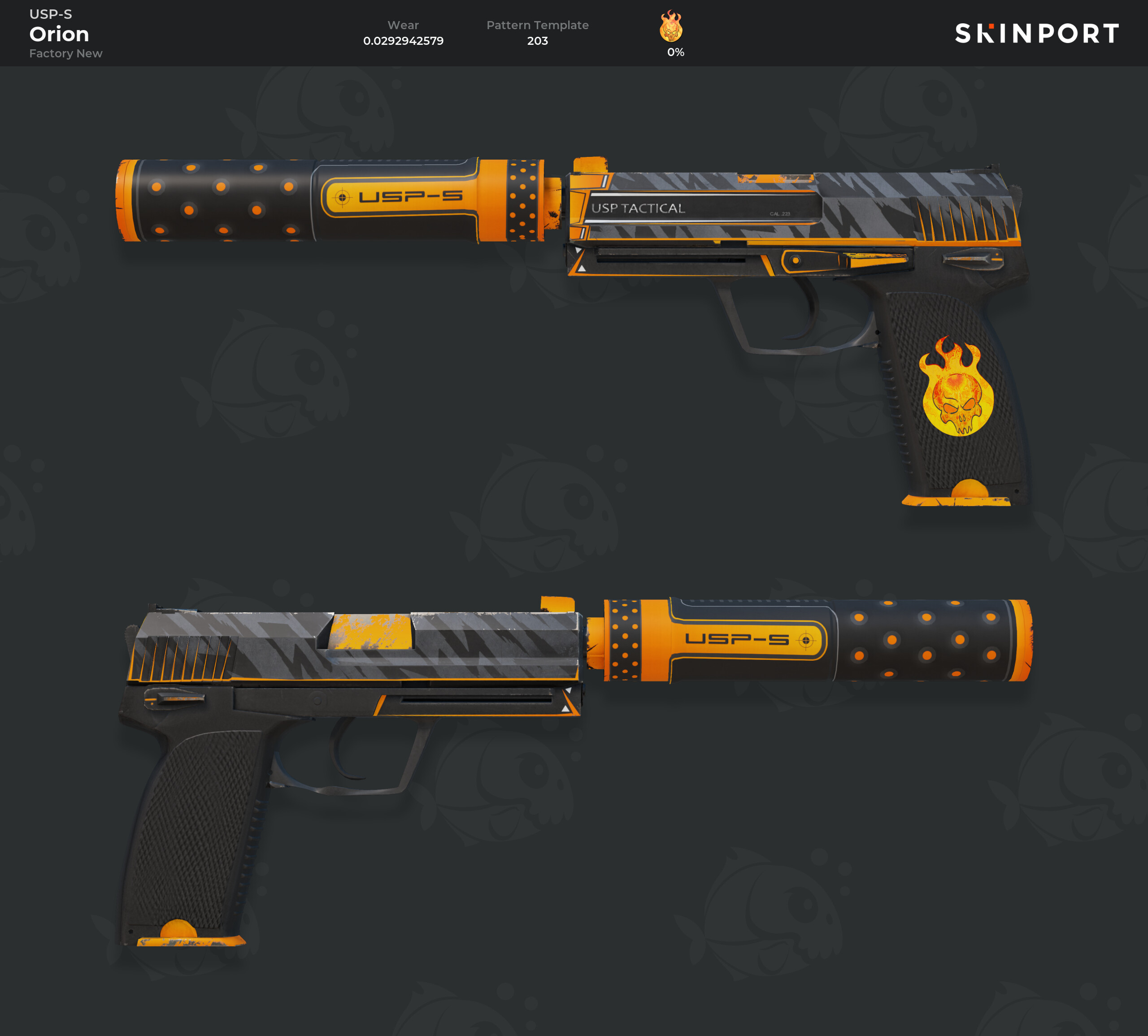 USP-S | Orion (Factory New) - Counter-Strike 2 - Skinport