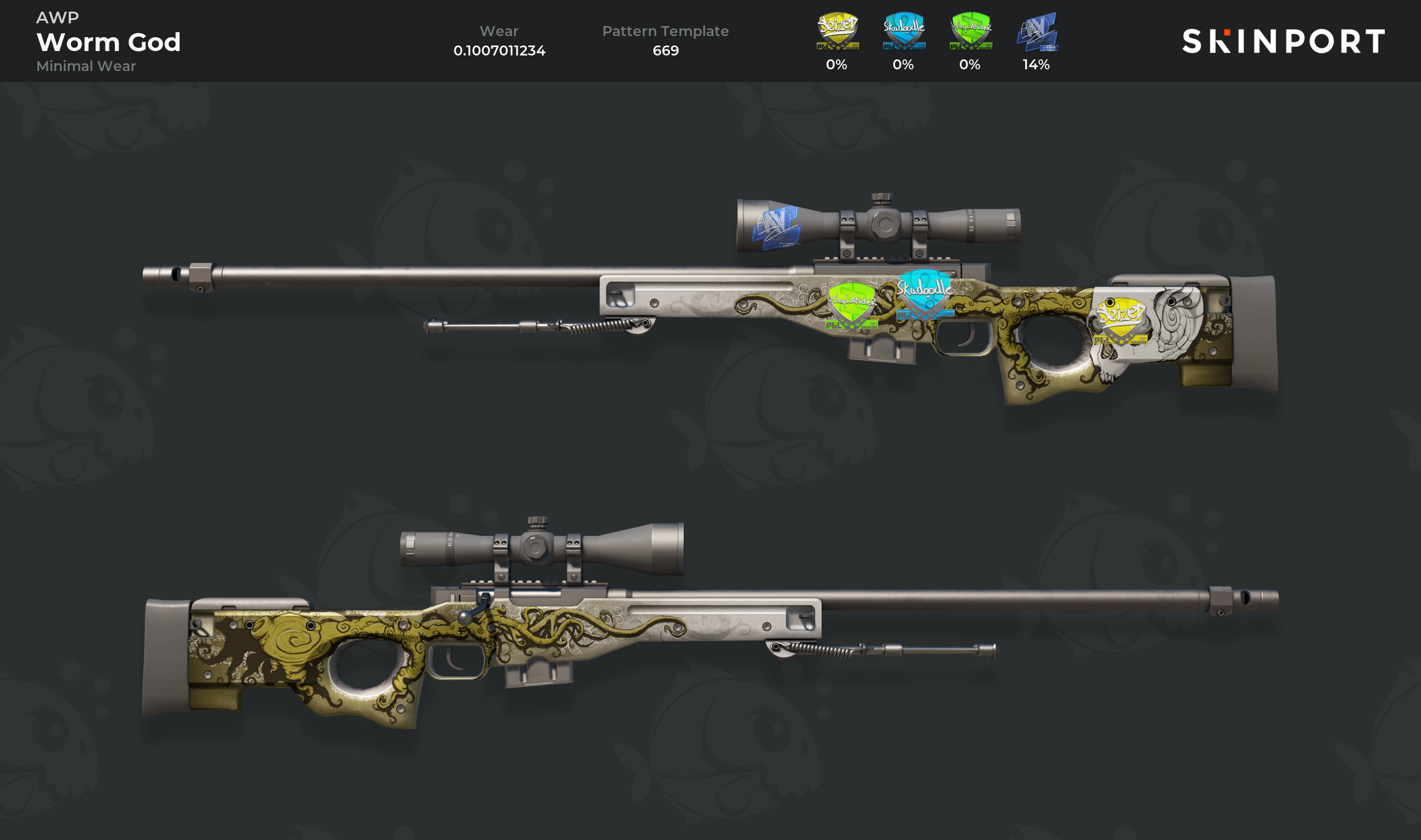 AWP | Worm God (Minimal Wear) - Counter-Strike 2 - Skinport